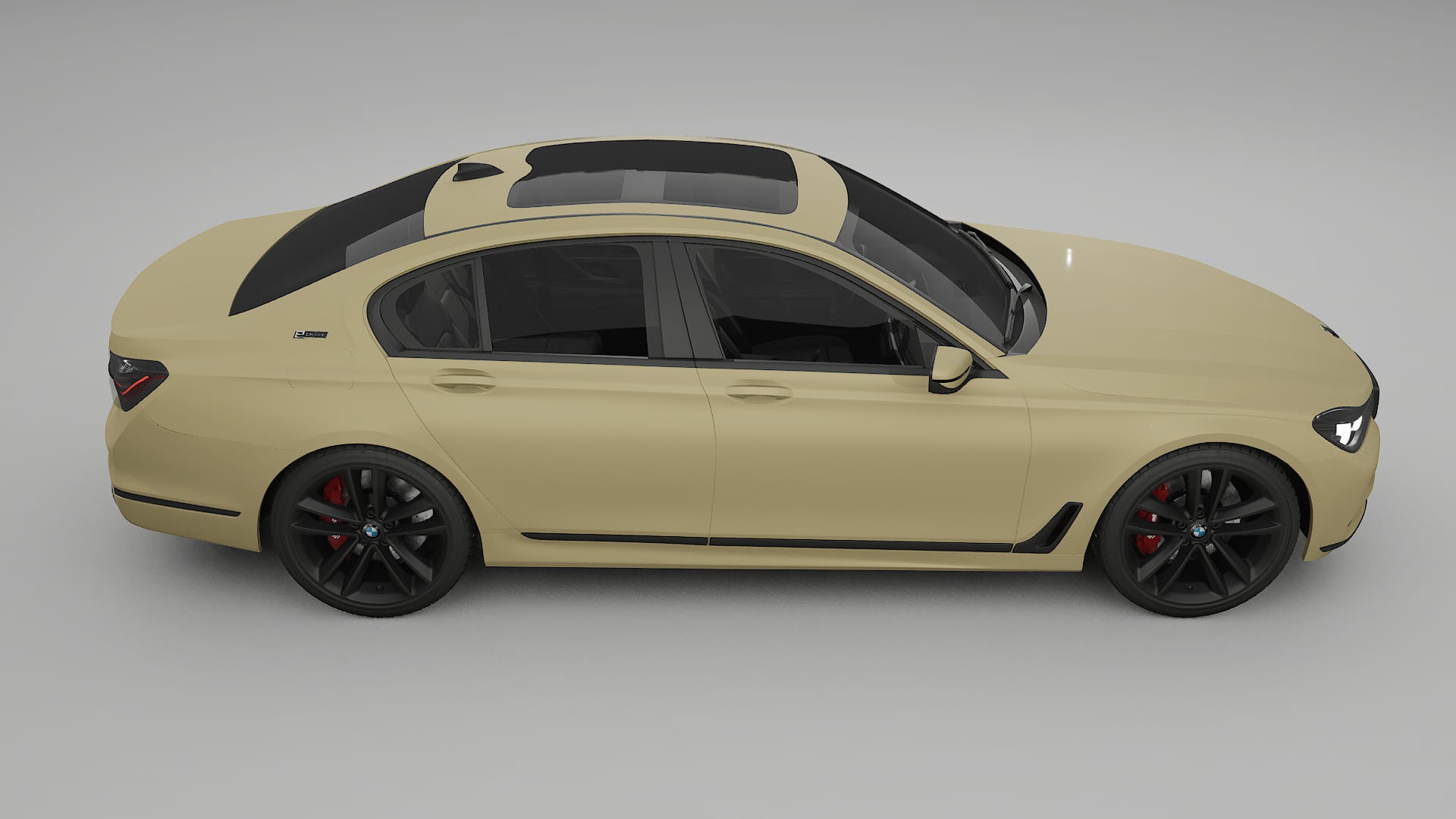 BMW 7 G11 G12 facelift LCI TPU Paint Protection Film | SAND Color Change PPF Full Pre-Cut Kit