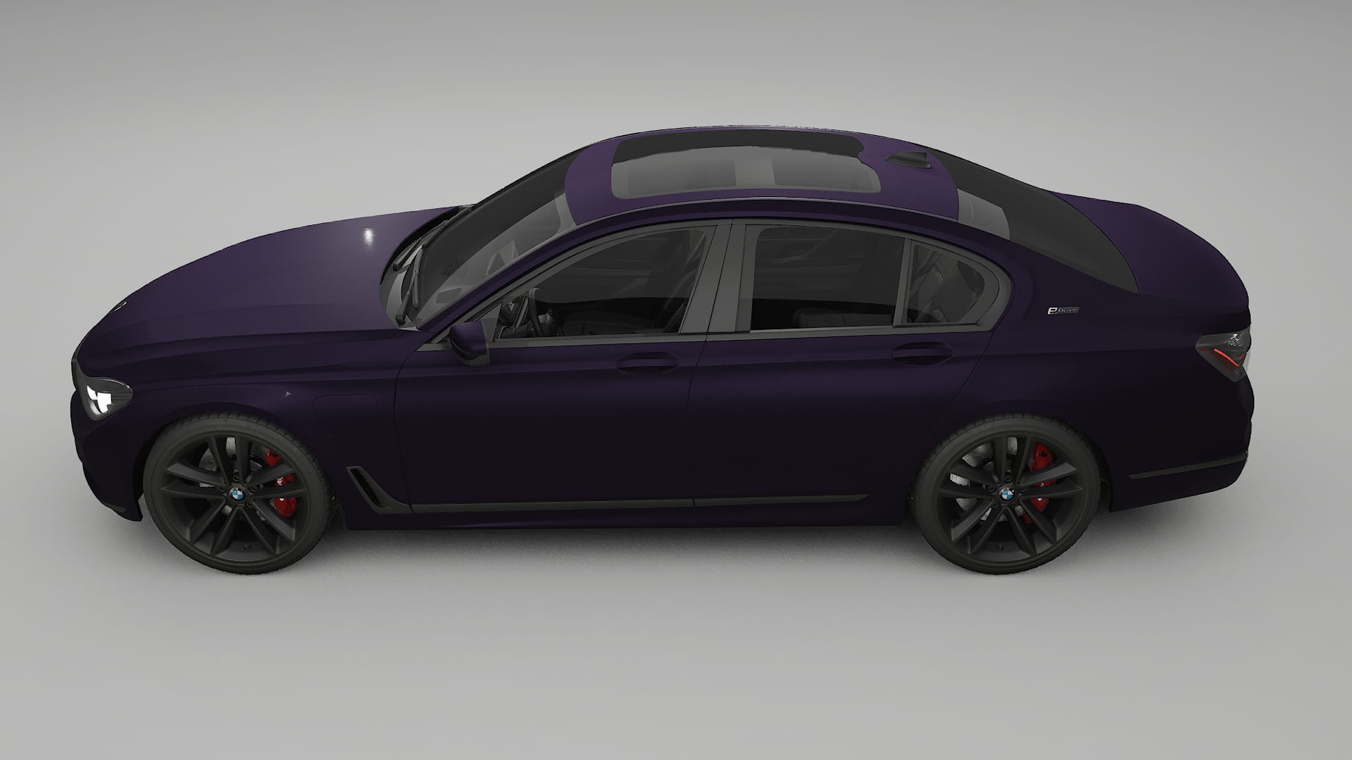 BMW 7 G11 G12 facelift LCI TPU Paint Protection Film | VIOLET Color Change PPF Full Pre-Cut Kit