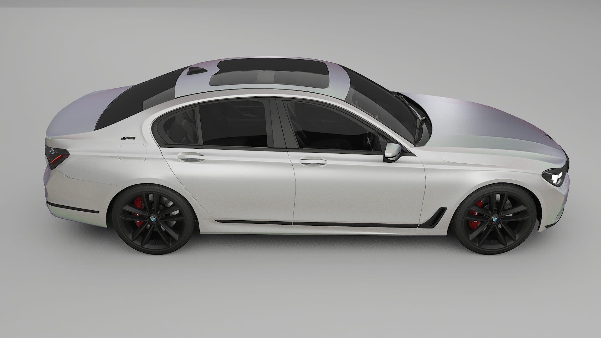 BMW 7 G11 G12 facelift LCI TPU Paint Protection Film | NEBULA Color Change PPF Full Pre-Cut Kit