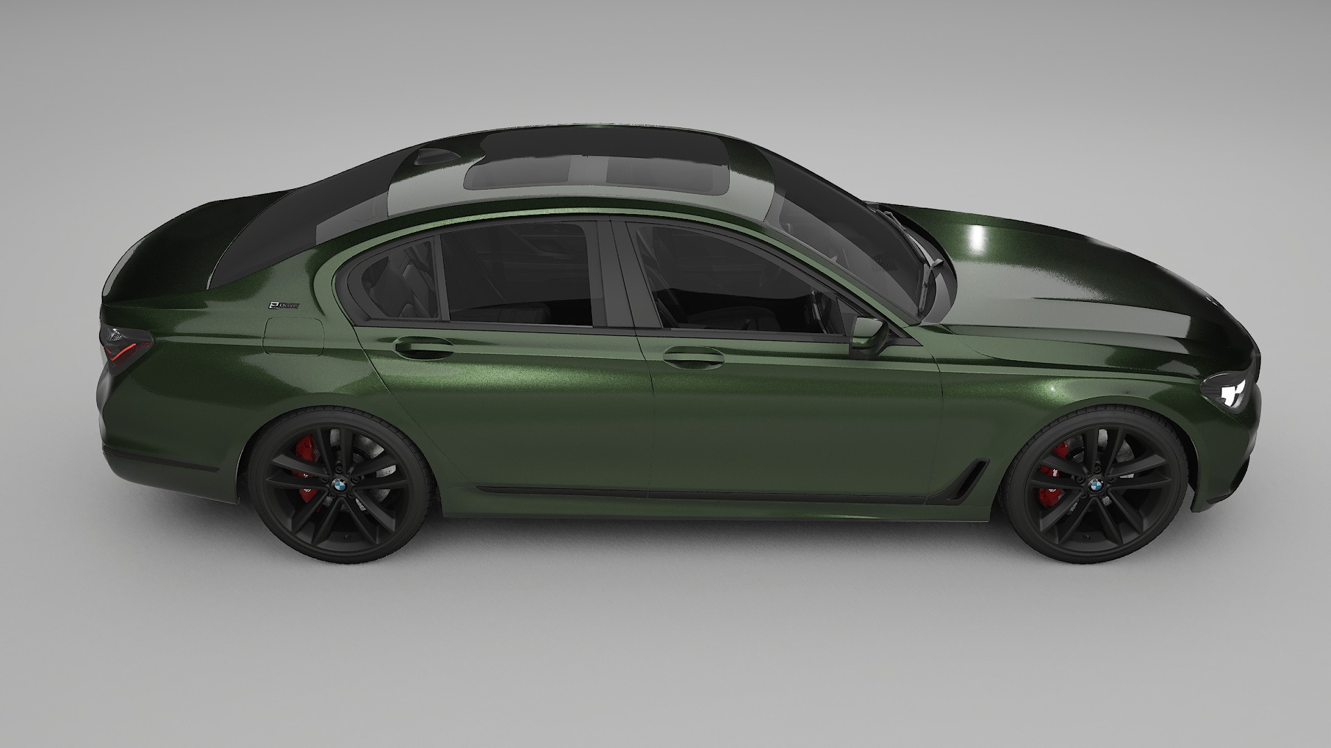 BMW 7 G11 G12 facelift LCI TPU Paint Protection Film | LAGOON Color Change PPF Full Pre-Cut Kit