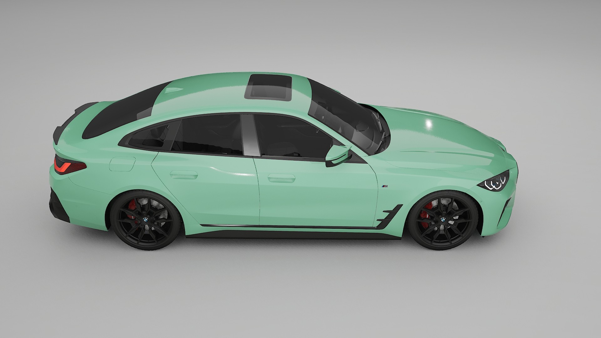 BMW I4 G26 M-Package TPU Paint Protection Film | DUSTY Color Change PPF Full Pre-Cut Kit