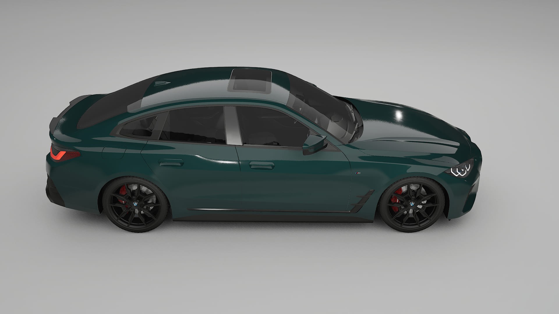 BMW I4 G26 M-Package TPU Paint Protection Film | INFERNO Color Change PPF Full Pre-Cut Kit