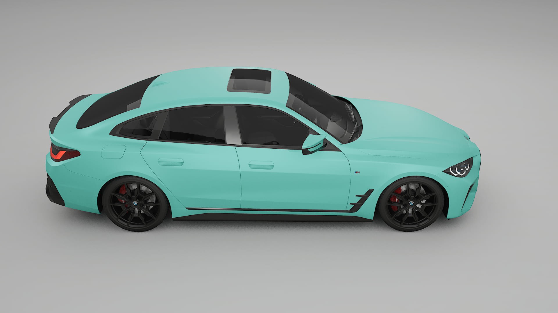 BMW I4 G26 M-Package TPU Paint Protection Film | FROST Color Change PPF Full Pre-Cut Kit