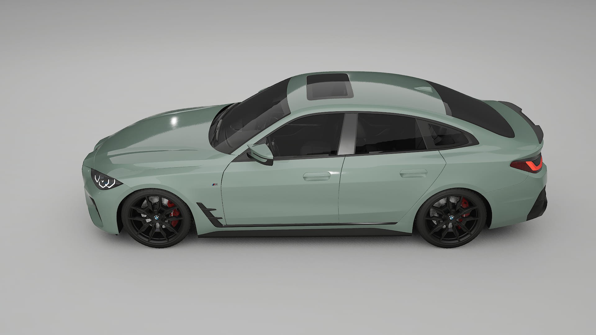 BMW I4 G26 M-Package TPU Paint Protection Film | CINDER Color Change PPF Full Pre-Cut Kit