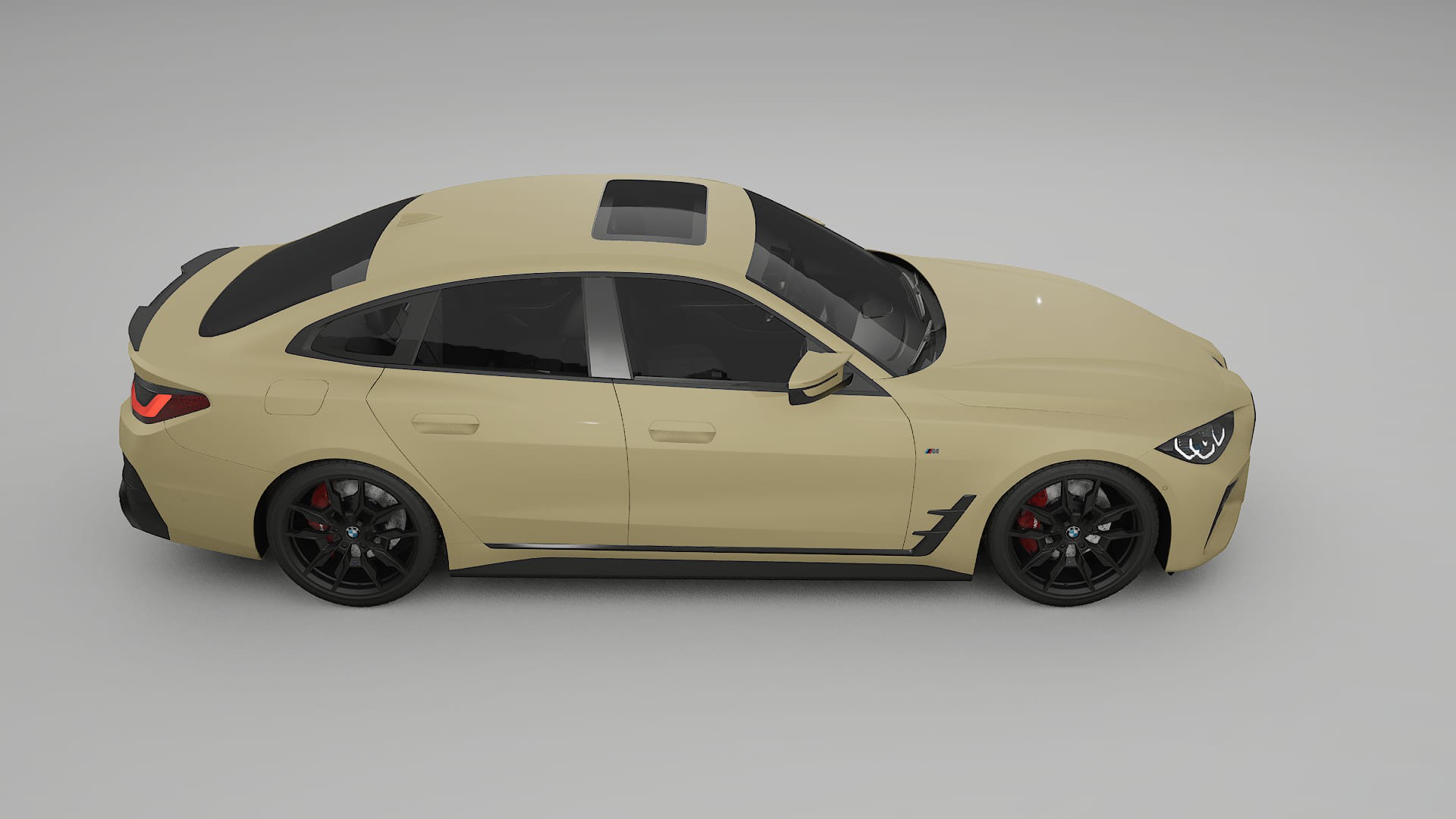 BMW I4 G26 M-Package TPU Paint Protection Film | SAND Color Change PPF Full Pre-Cut Kit