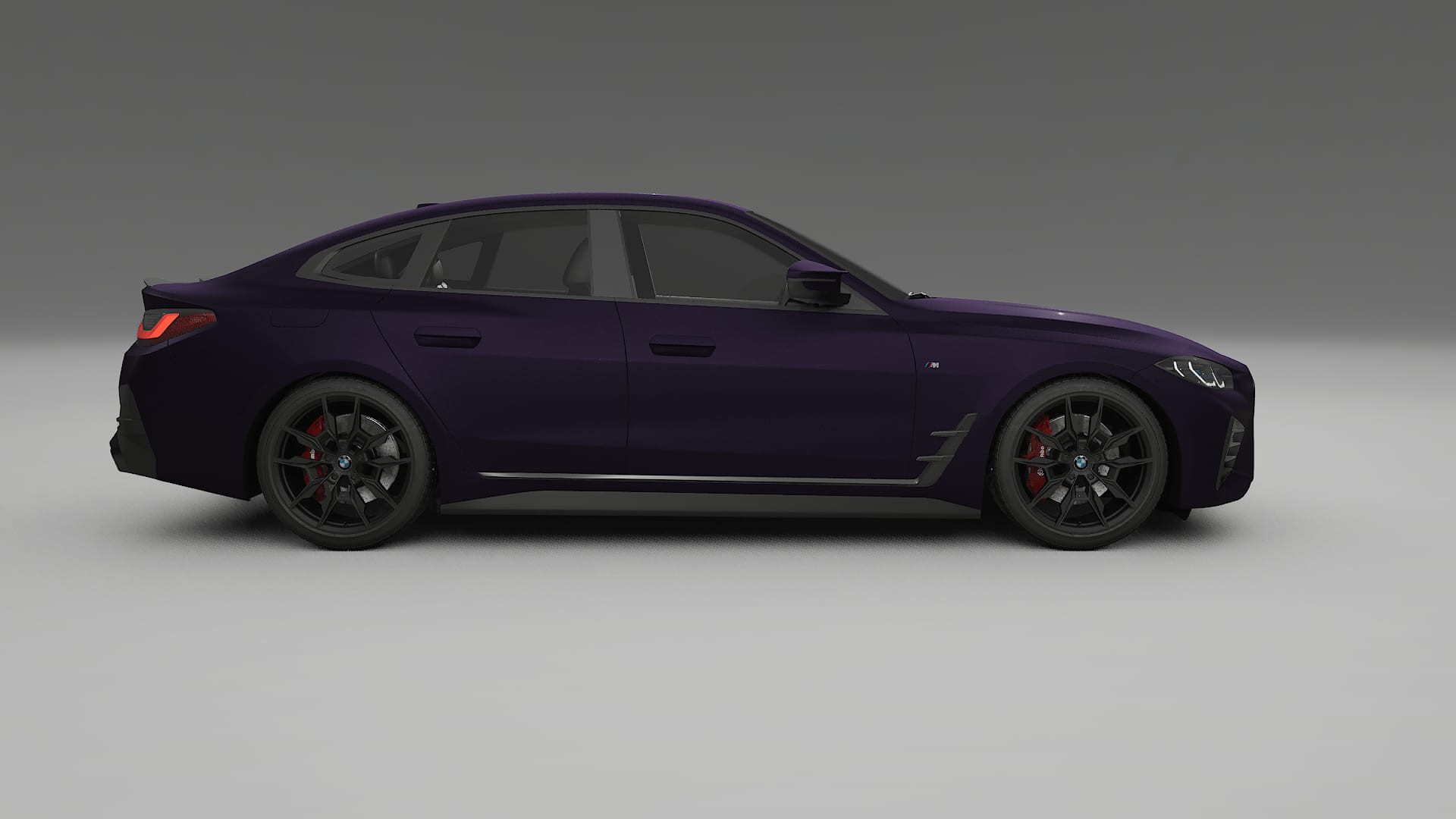 BMW I4 G26 M-Package TPU Paint Protection Film | VIOLET Color Change PPF Full Pre-Cut Kit