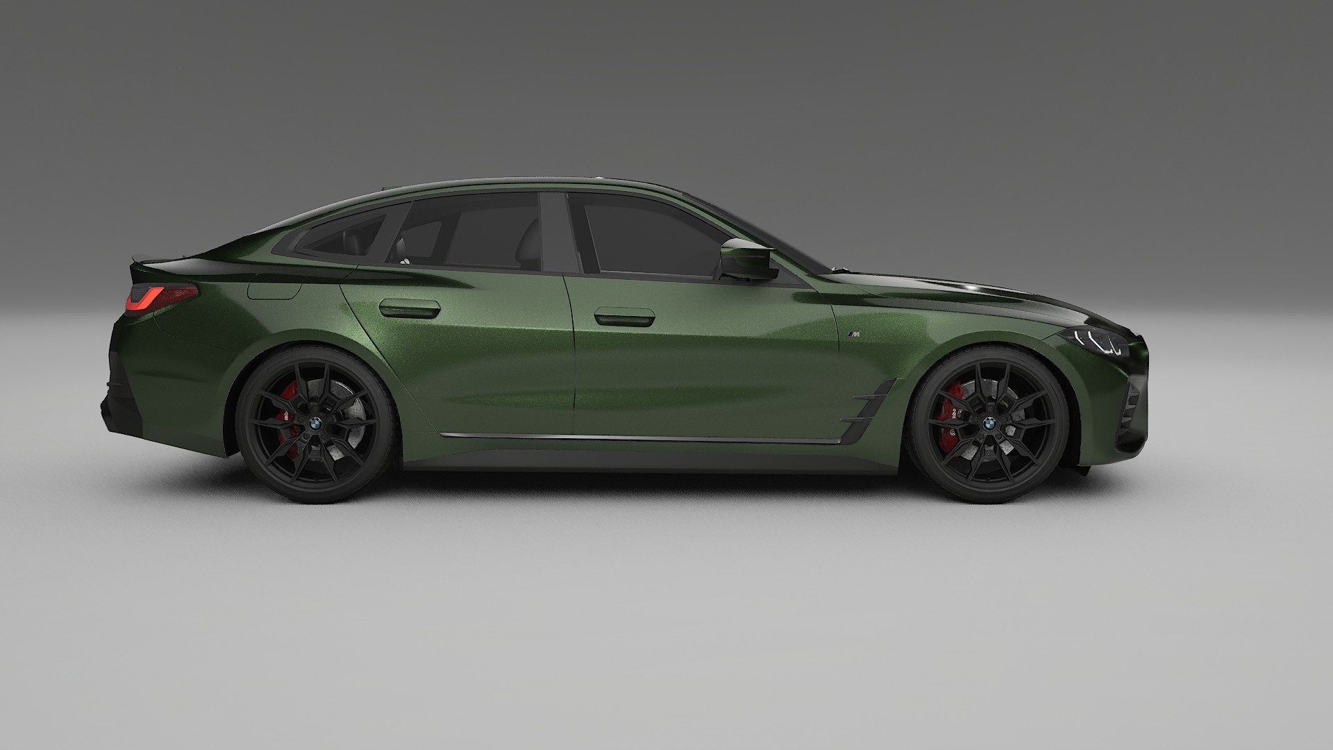 BMW I4 G26 M-Package TPU Paint Protection Film | LAGOON Color Change PPF Full Pre-Cut Kit