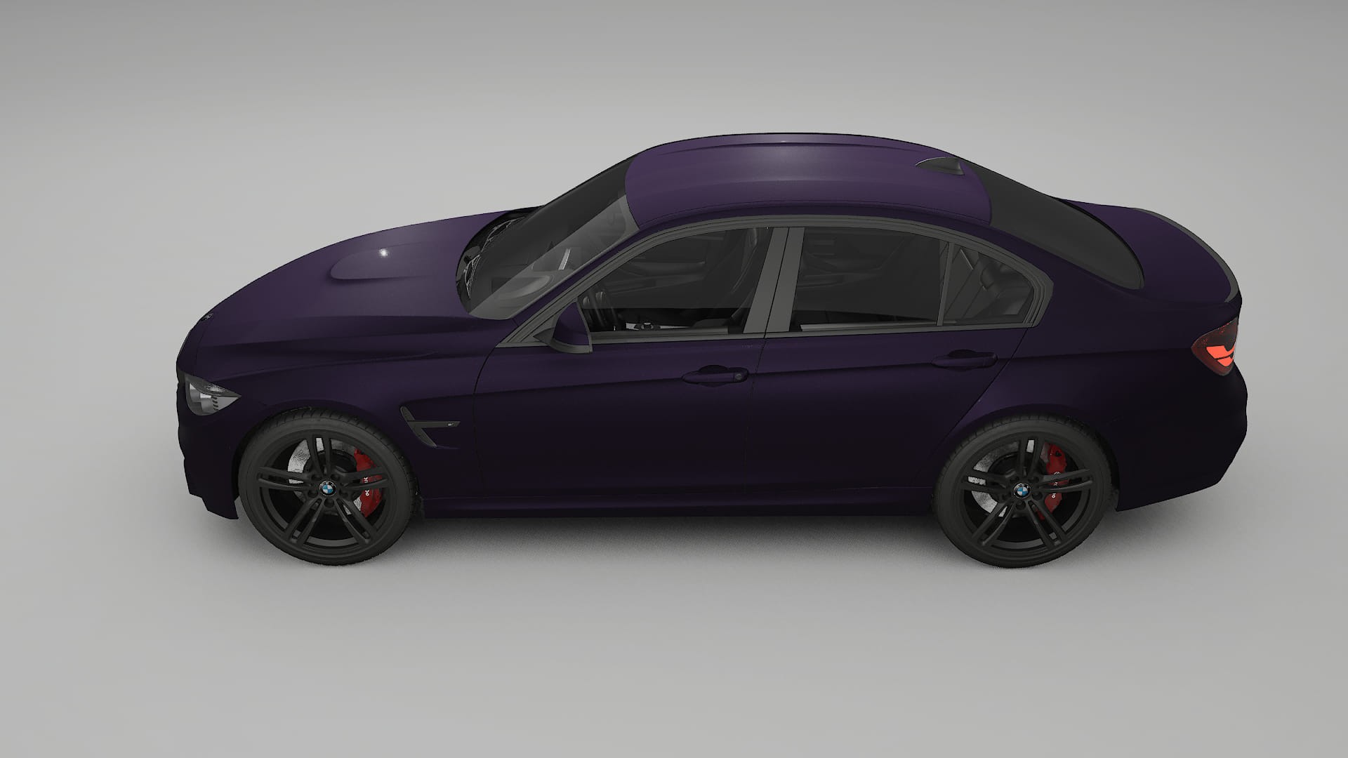 BMW M3 F80 TPU Paint Protection Film | VIOLET Color Change PPF Full Pre-Cut Kit