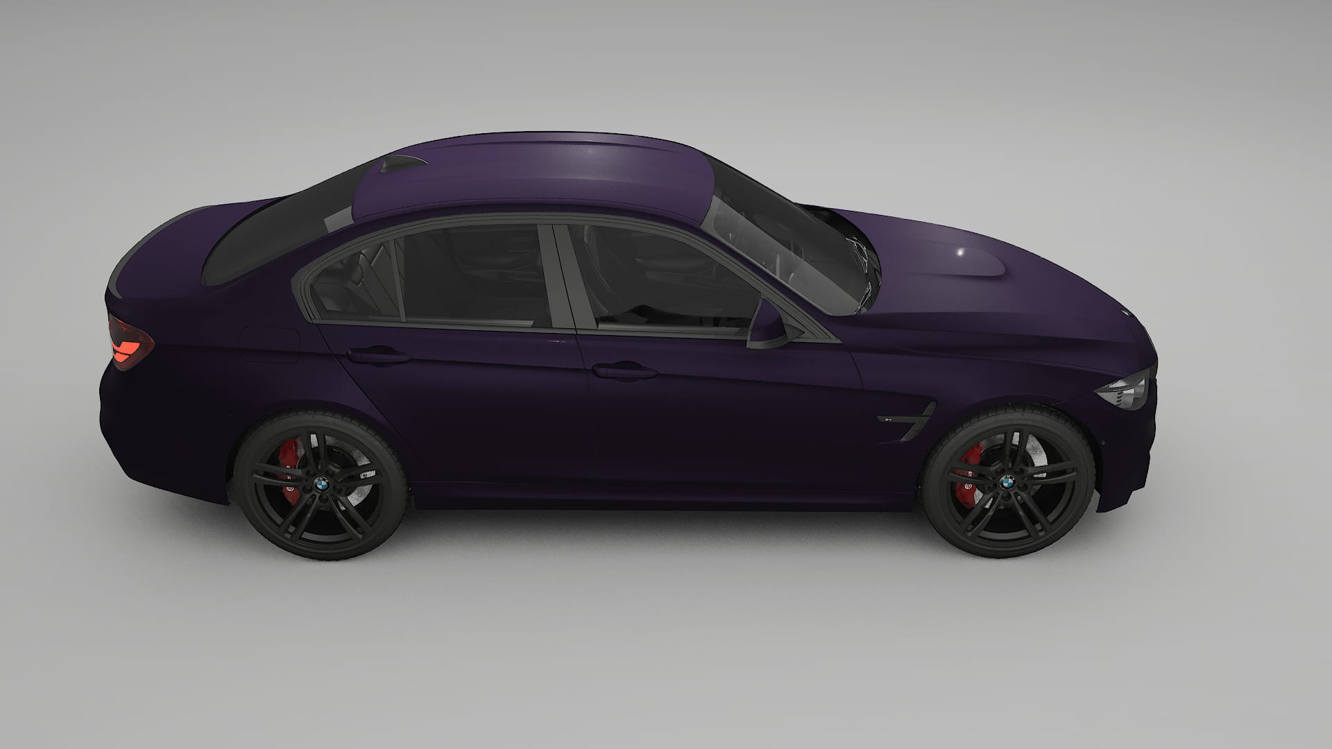 BMW M3 F80 TPU Paint Protection Film | VIOLET Color Change PPF Full Pre-Cut Kit