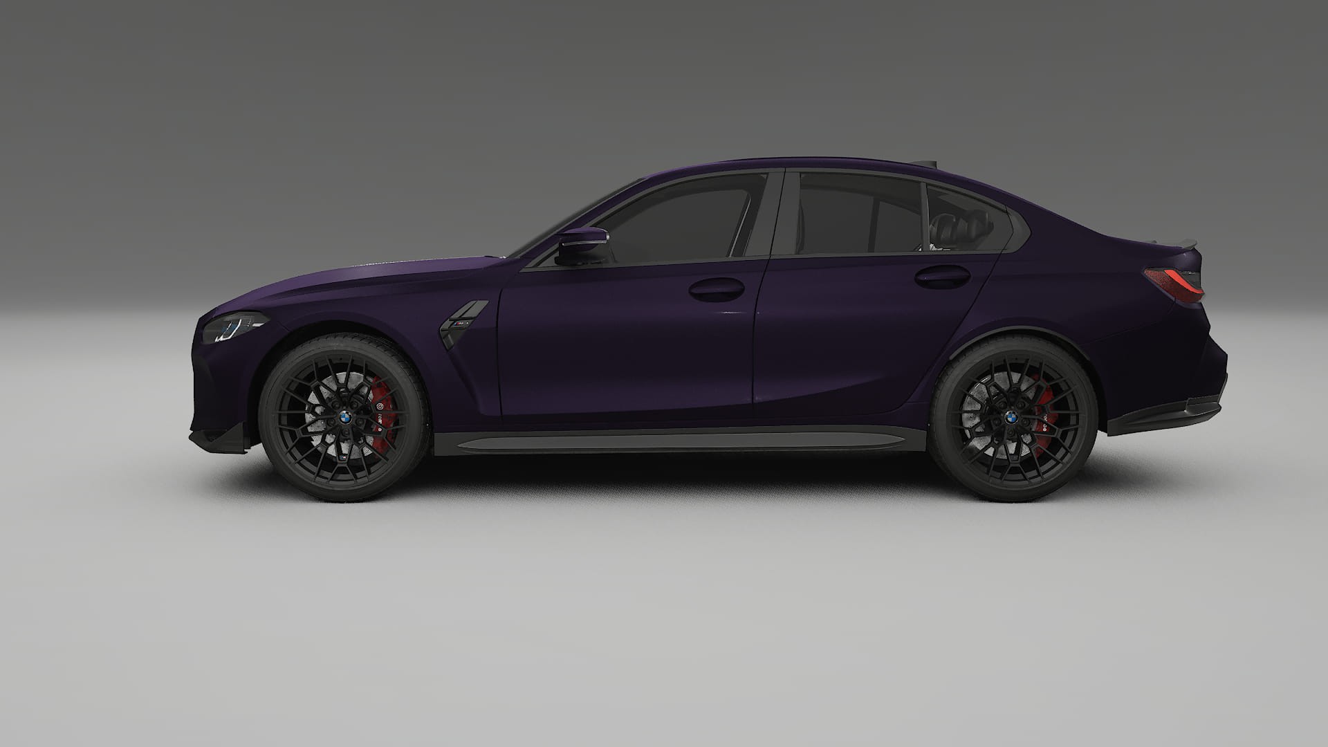 BMW M3 G80 Competition CS TPU Paint Protection Film | VIOLET Color Change PPF Full Pre-Cut Kit