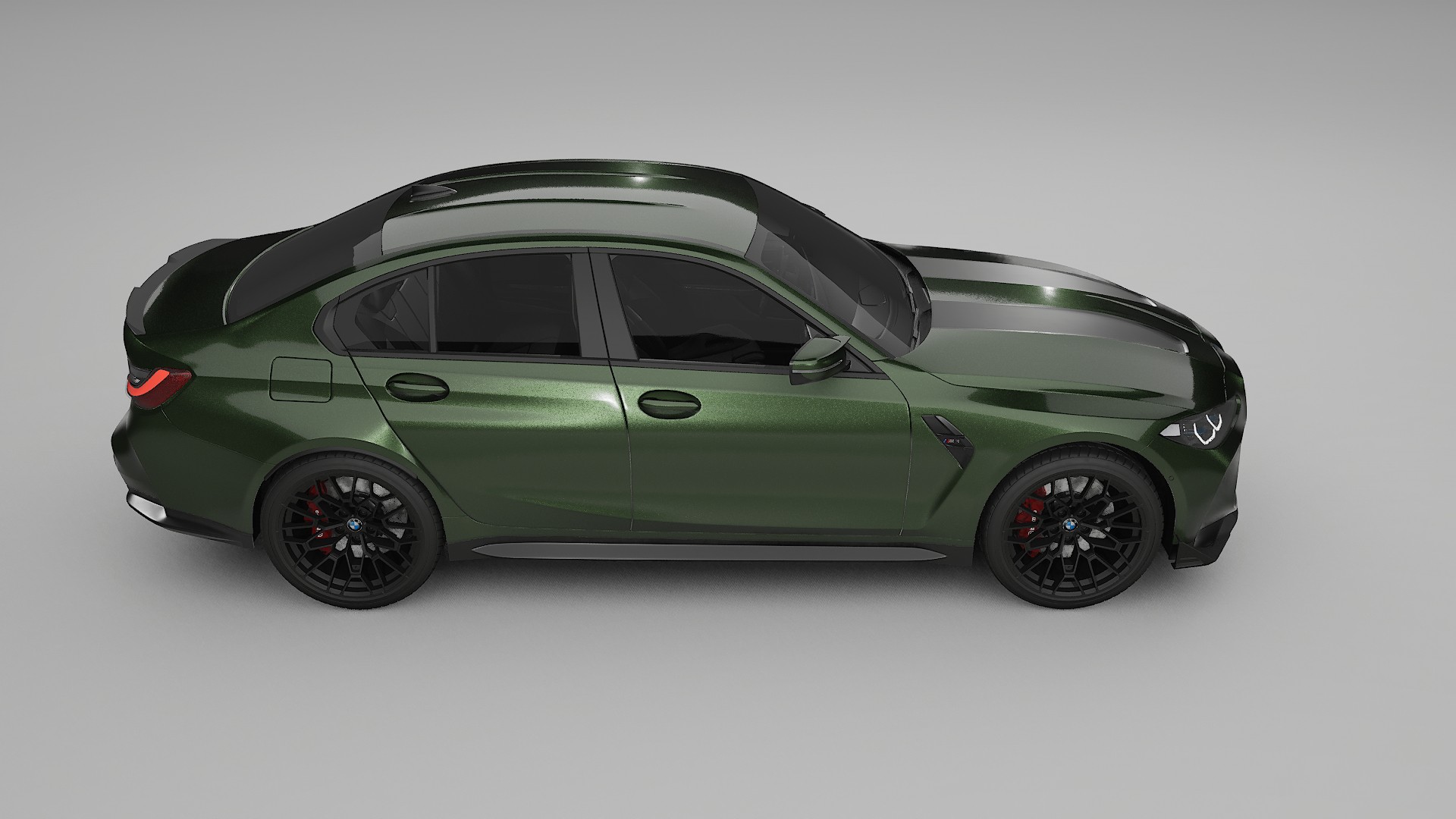 BMW M3 G80 Competition CS TPU Paint Protection Film | LAGOON Color Change PPF Full Pre-Cut Kit