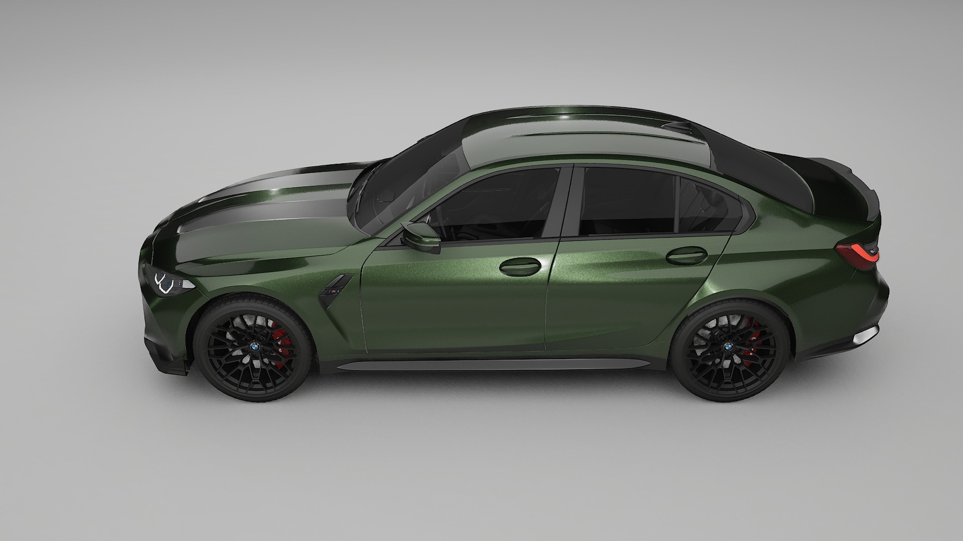 BMW M3 G80 Competition CS TPU Paint Protection Film | LAGOON Color Change PPF Full Pre-Cut Kit