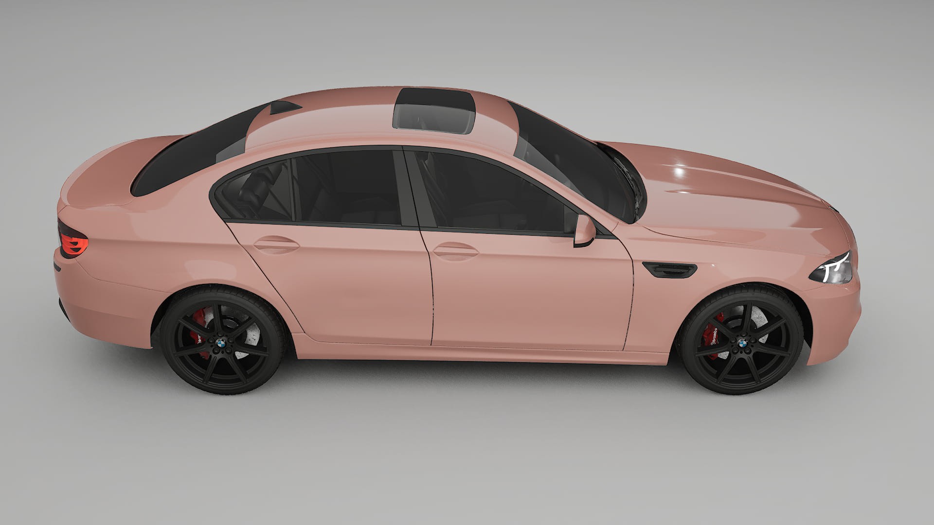 BMW M5 F10 TPU Paint Protection Film | BLUSH Color Change PPF Full Pre-Cut Kit