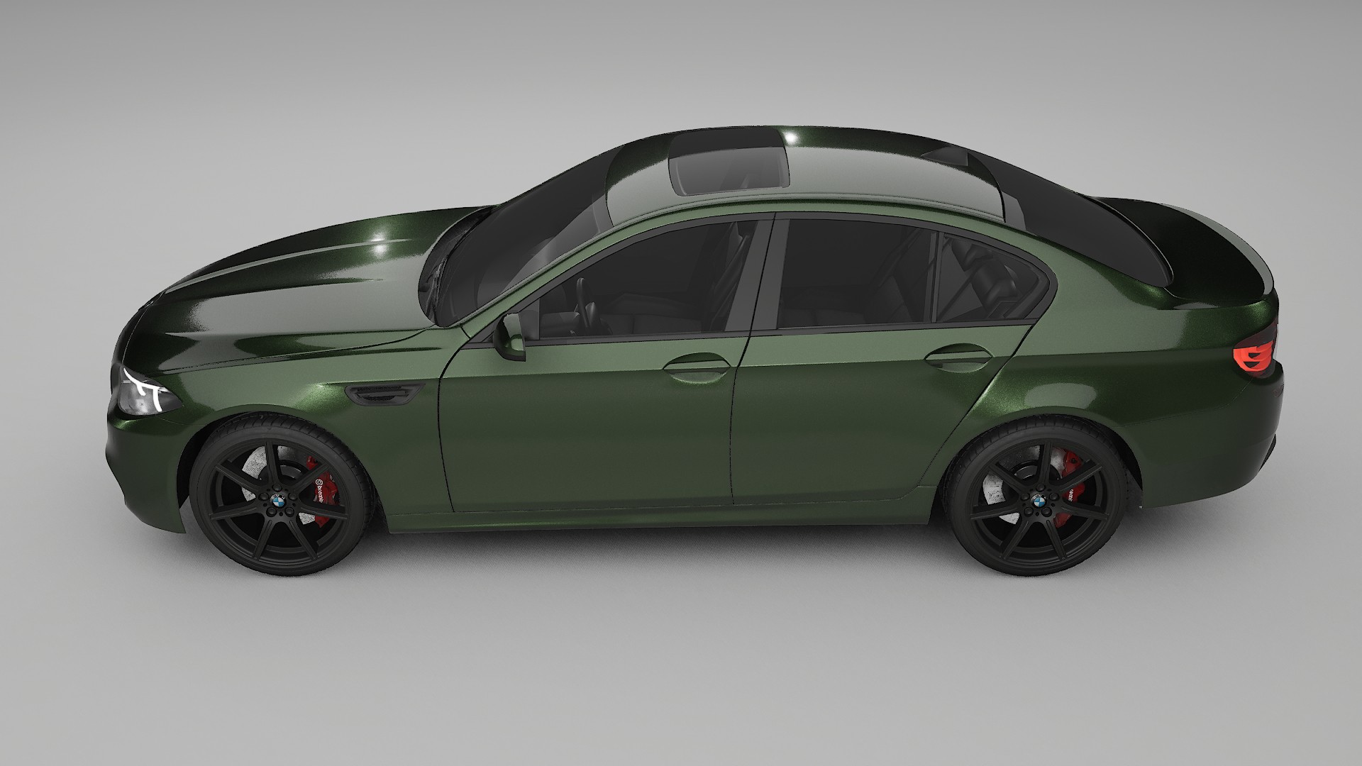 BMW M5 F10 TPU Paint Protection Film | LAGOON Color Change PPF Full Pre-Cut Kit