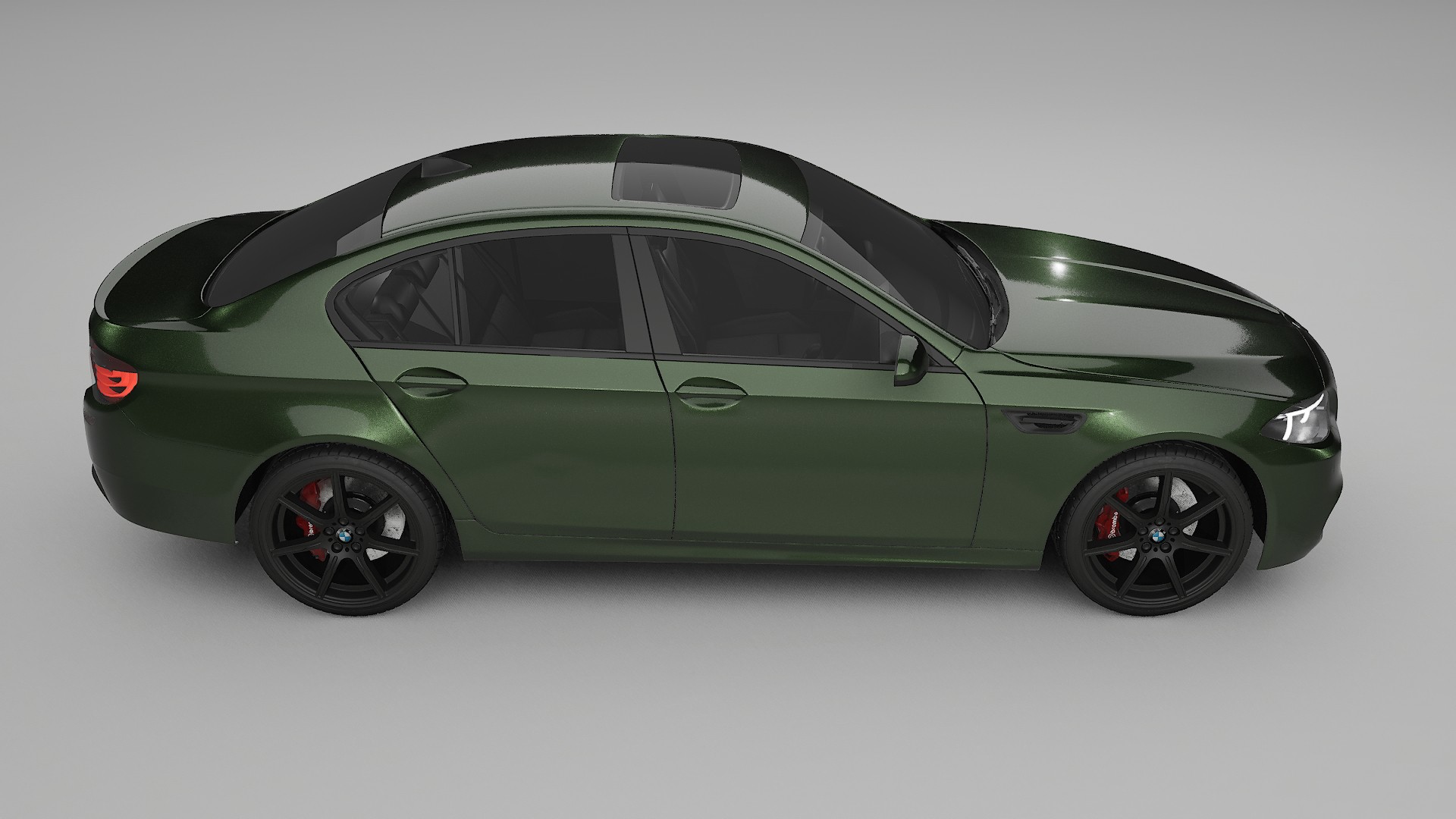 BMW M5 F10 TPU Paint Protection Film | LAGOON Color Change PPF Full Pre-Cut Kit