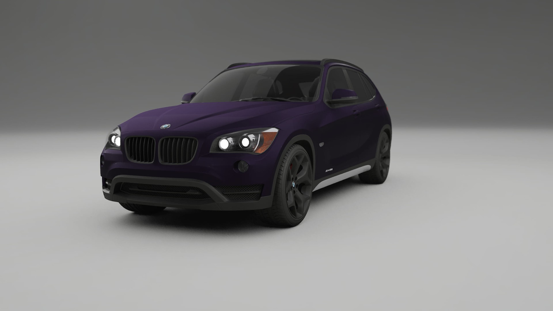 BMW X1 E84 TPU Paint Protection Film | VIOLET Color Change PPF Full Pre-Cut Kit