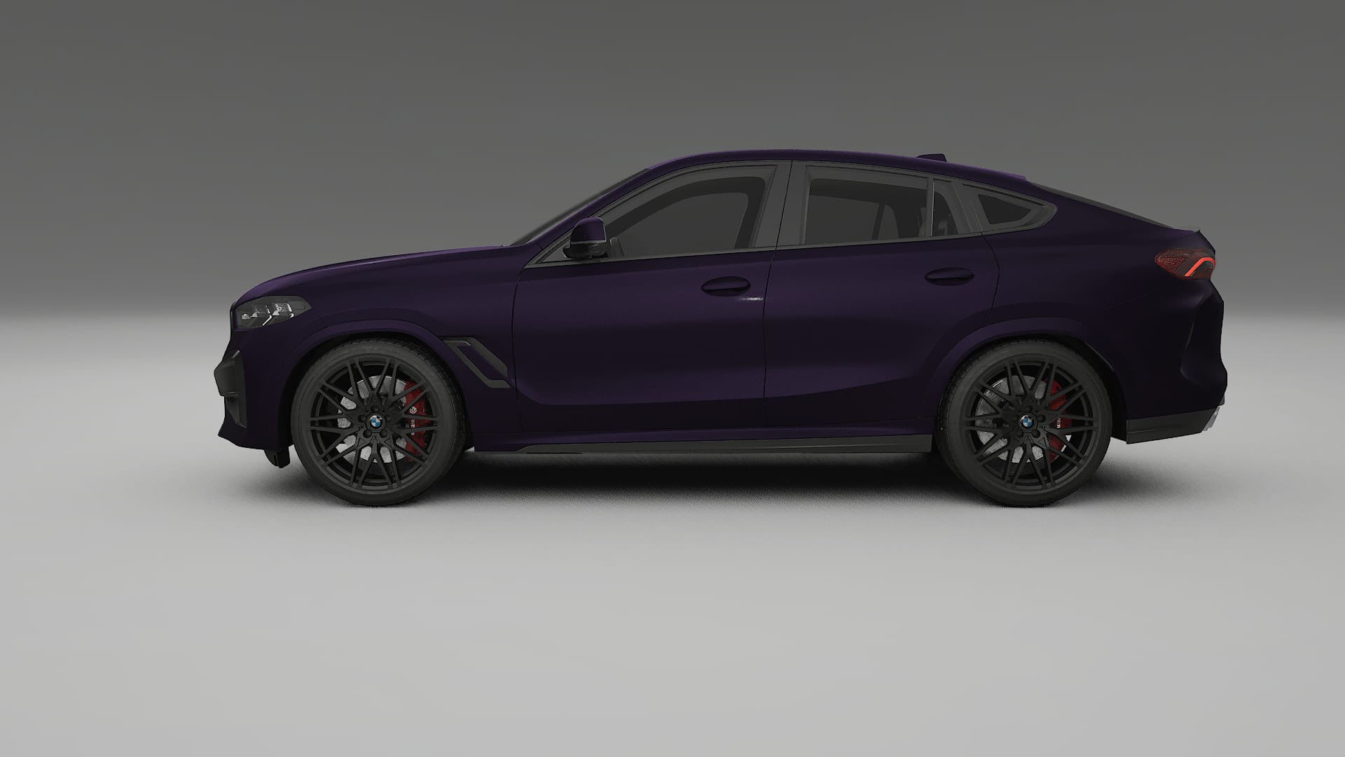 BMW X6 F96 Competition TPU Paint Protection Film | VIOLET Color Change PPF Full Pre-Cut Kit