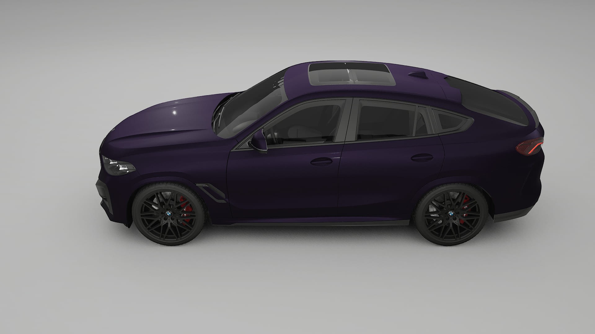 BMW X6 F96 Competition TPU Paint Protection Film | VIOLET Color Change PPF Full Pre-Cut Kit