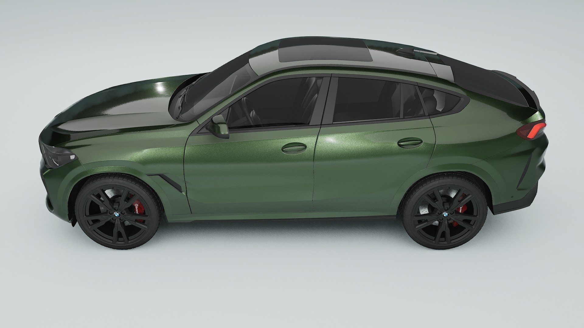 BMW X6 G06 F96 TPU Paint Protection Film | LAGOON Color Change PPF Full Pre-Cut Kit