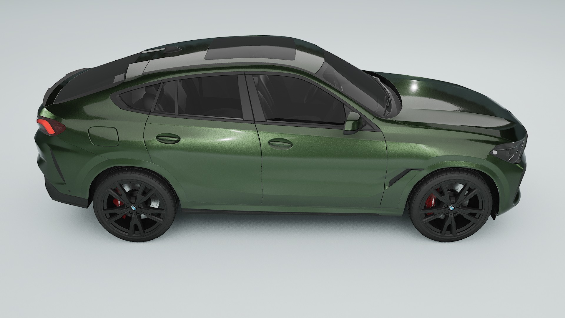 BMW X6 G06 F96 TPU Paint Protection Film | LAGOON Color Change PPF Full Pre-Cut Kit