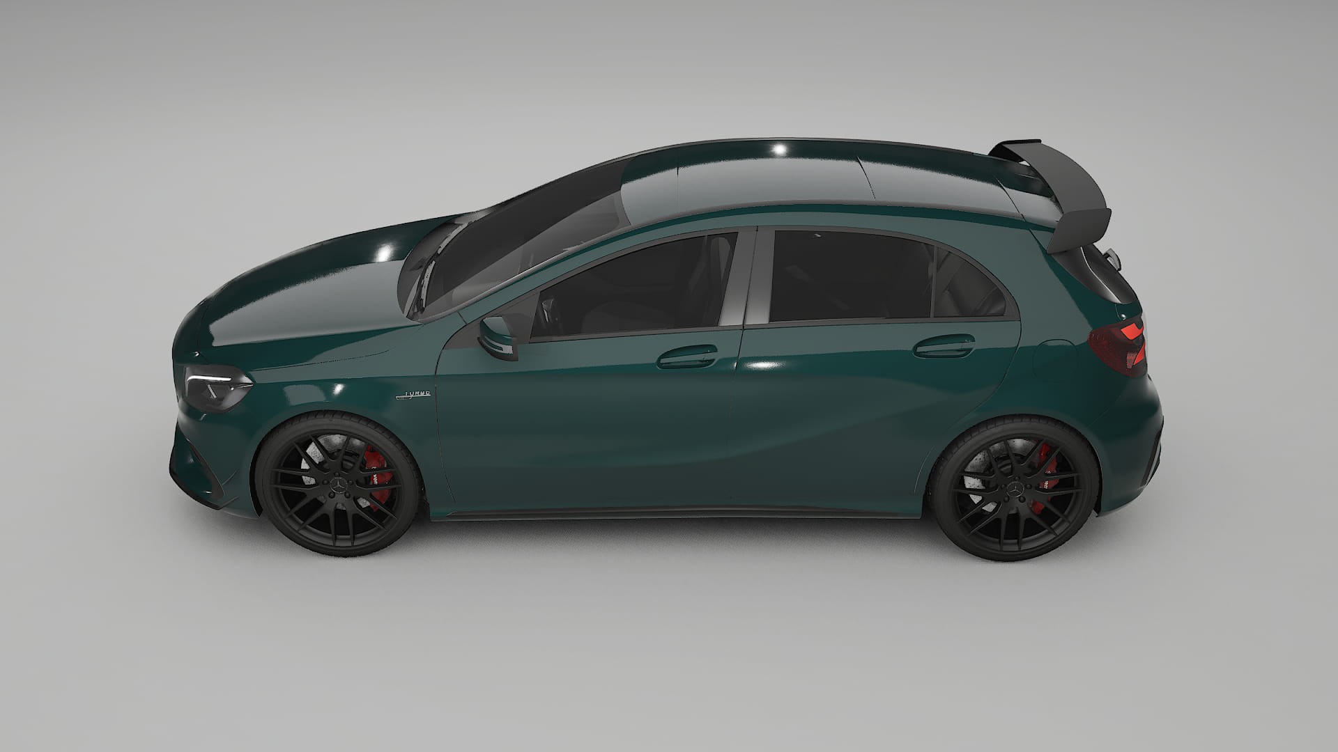 Mercedes A45 AMG W176 TPU Paint Protection Film | INFERNO Color Change PPF Full Pre-Cut Kit