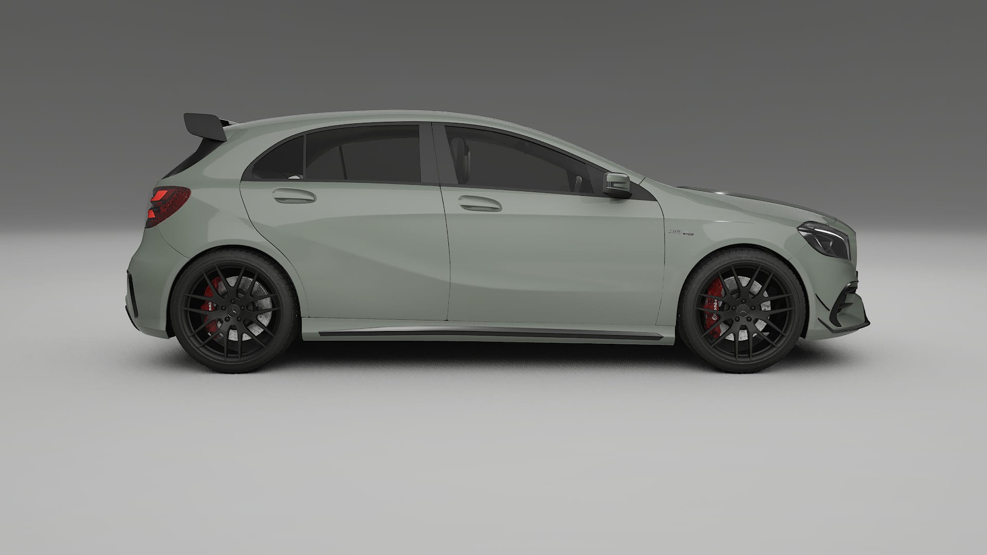 Mercedes A45 AMG W176 TPU Paint Protection Film | SLATE Color Change PPF Full Pre-Cut Kit