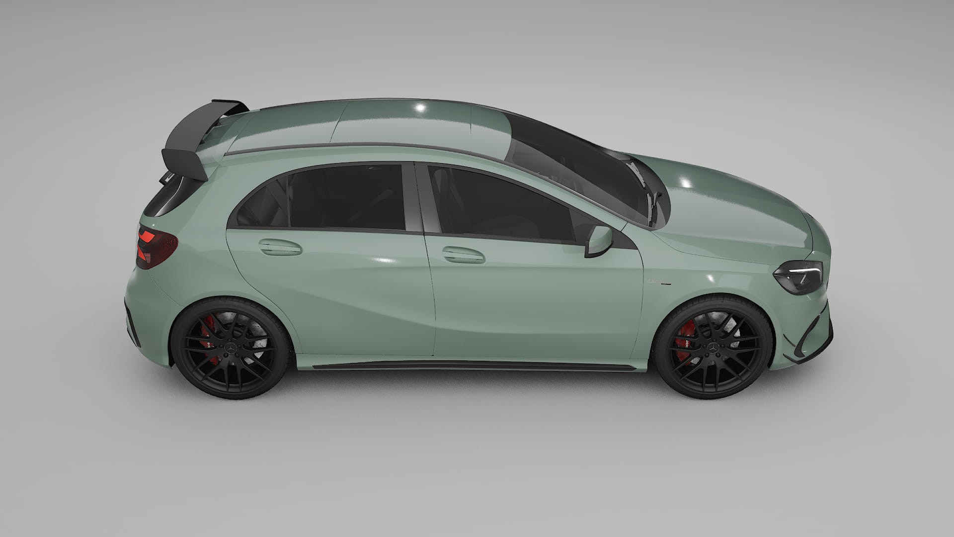 Mercedes A45 AMG W176 TPU Paint Protection Film | CINDER Color Change PPF Full Pre-Cut Kit