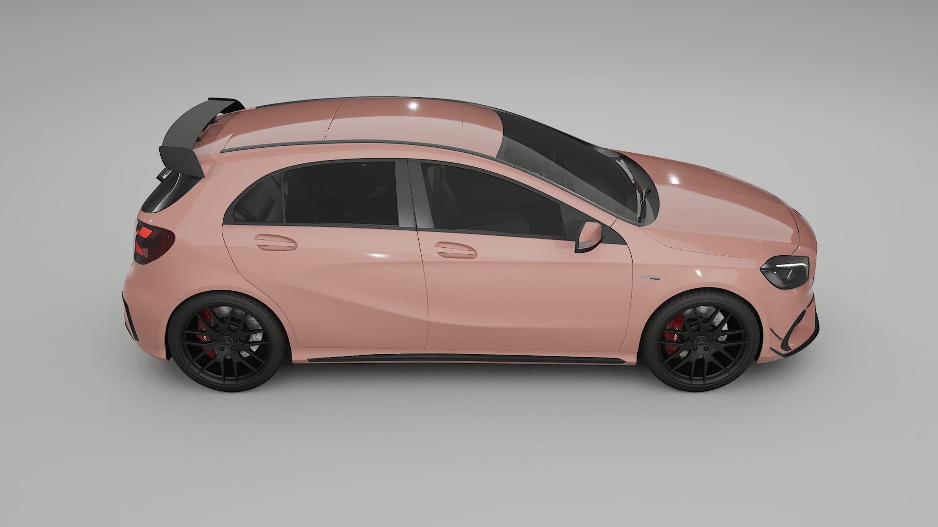 Mercedes A45 AMG W176 TPU Paint Protection Film | BLUSH Color Change PPF Full Pre-Cut Kit