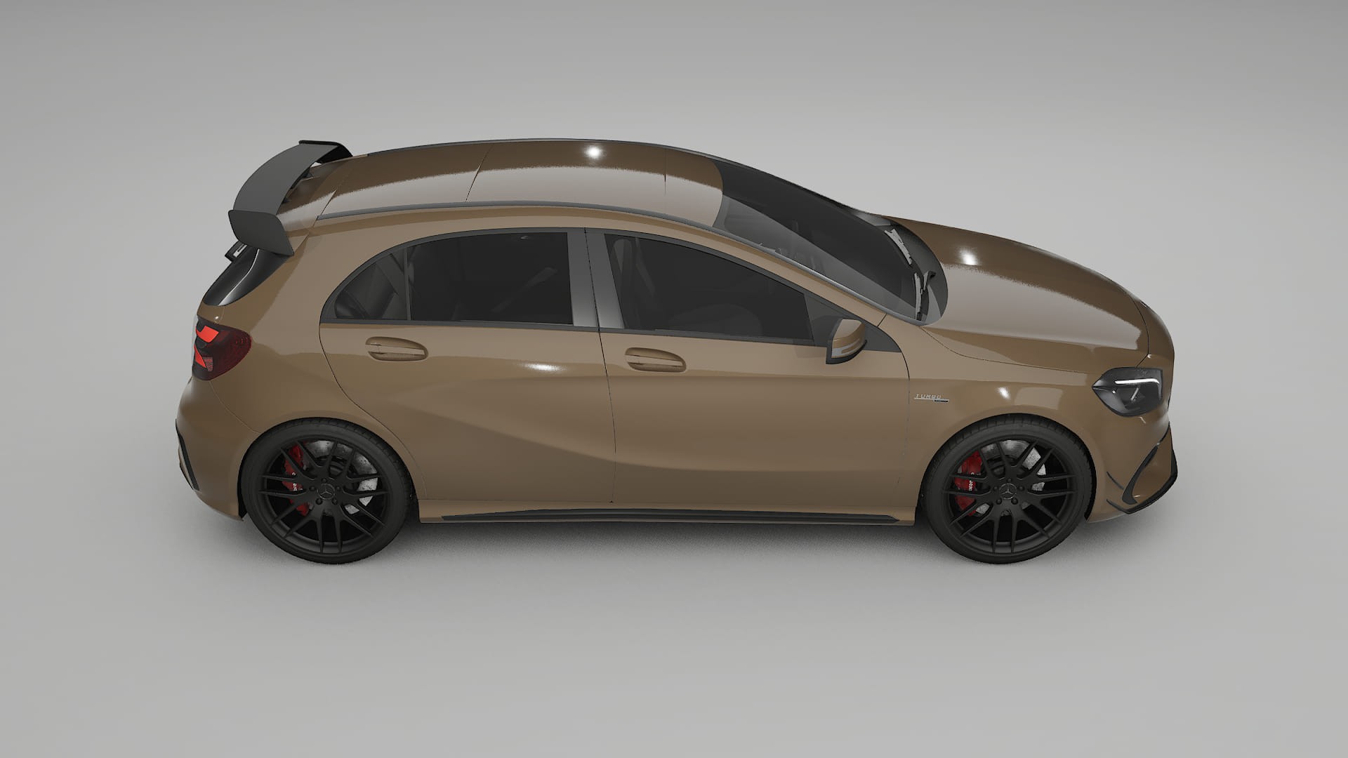 Mercedes A45 AMG W176 TPU Paint Protection Film | SAHARA Color Change PPF Full Pre-Cut Kit