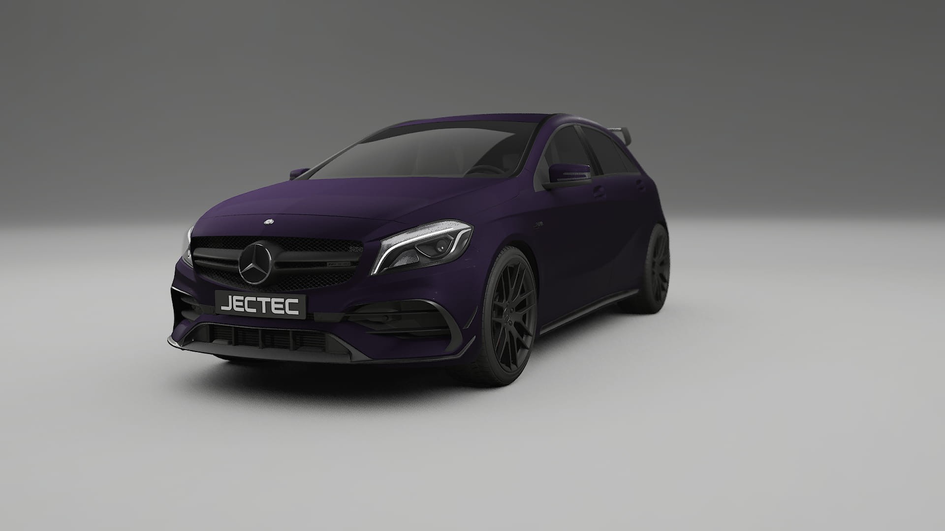 Mercedes A45 AMG W176 TPU Paint Protection Film | VIOLET Color Change PPF Full Pre-Cut Kit