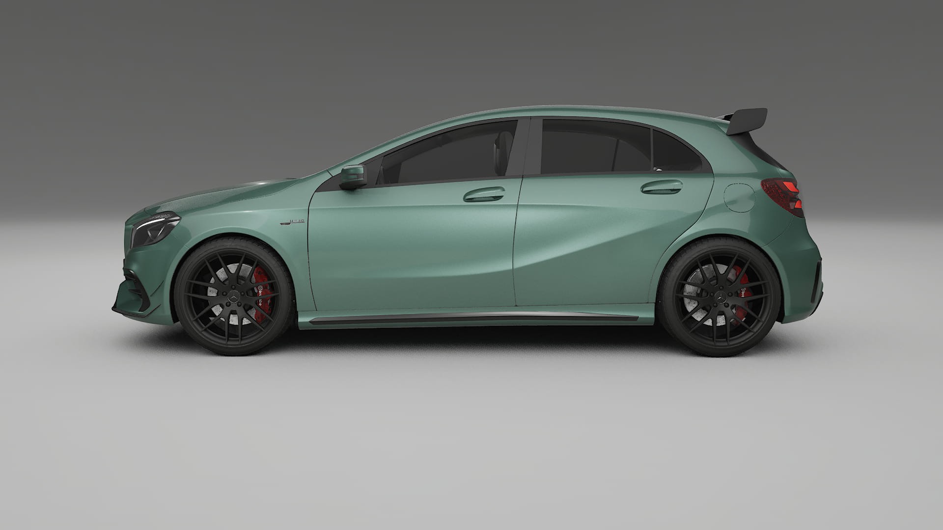 Mercedes A45 AMG W176 TPU Paint Protection Film | EVERGREEN Color Change PPF Full Pre-Cut Kit