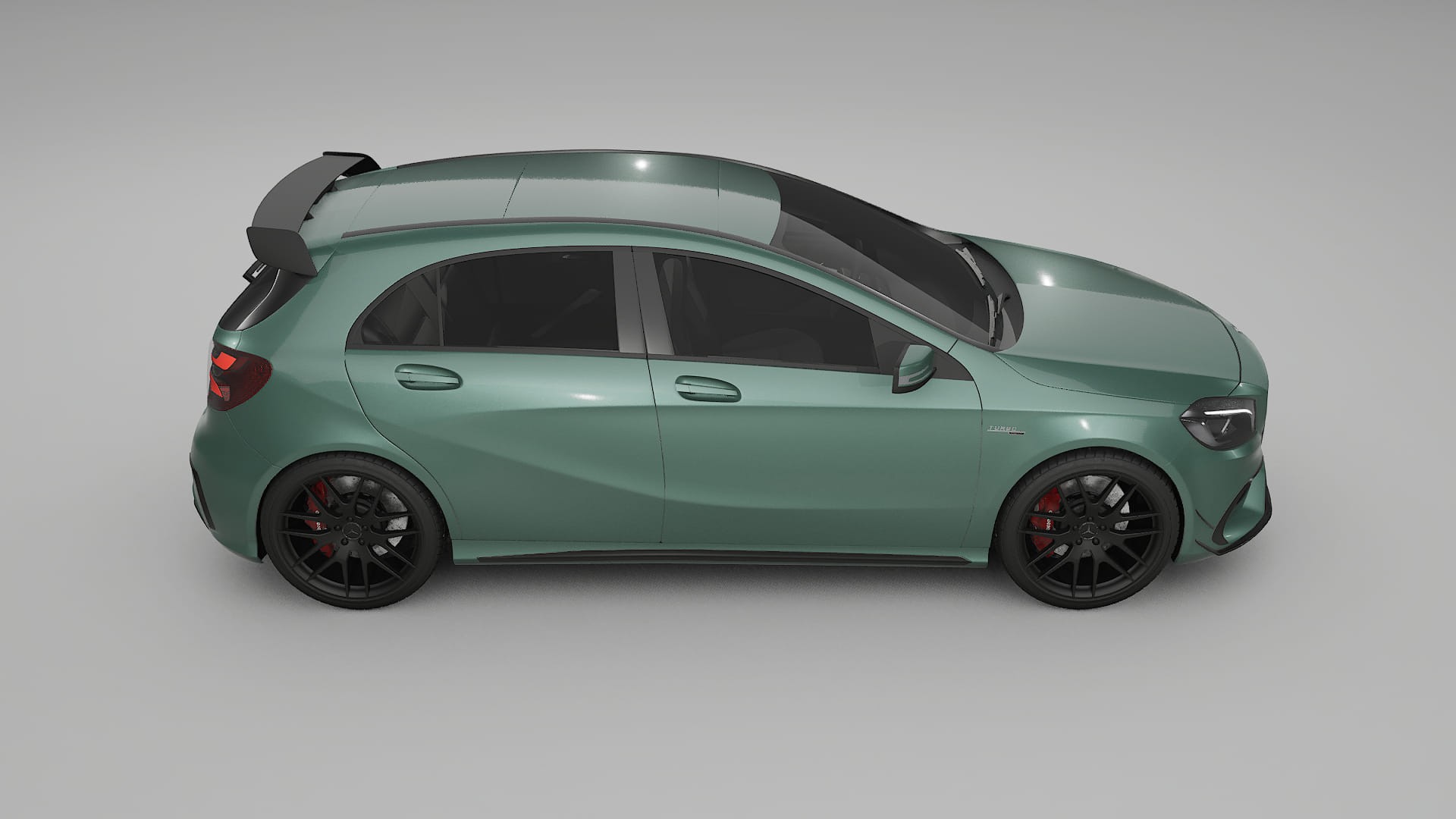 Mercedes A45 AMG W176 TPU Paint Protection Film | EVERGREEN Color Change PPF Full Pre-Cut Kit