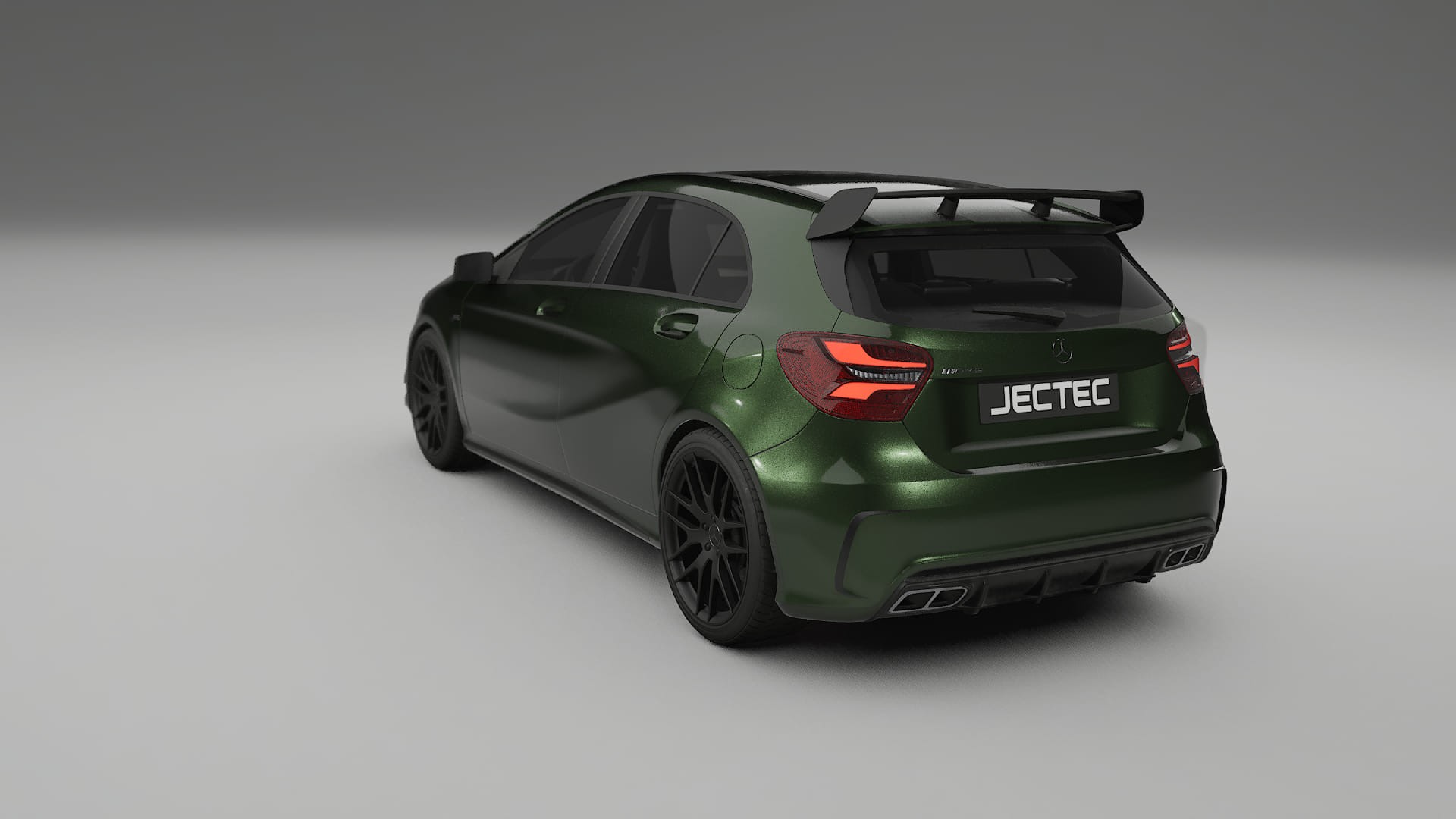 Mercedes A45 AMG W176 TPU Paint Protection Film | LAGOON Color Change PPF Full Pre-Cut Kit