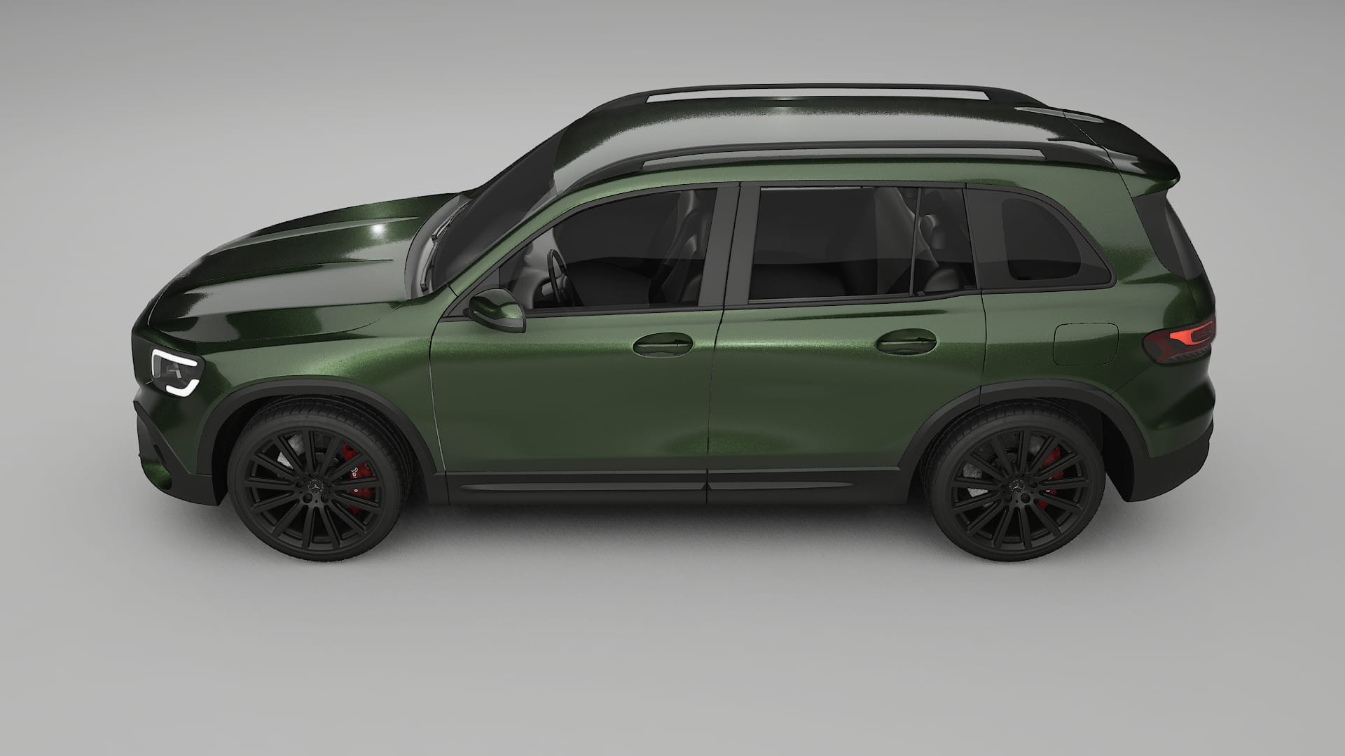 Mercedes AMG GLB TPU Paint Protection Film | LAGOON Color Change PPF Full Pre-Cut Kit