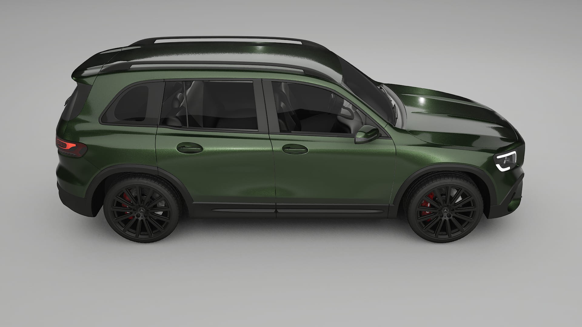 Mercedes AMG GLB TPU Paint Protection Film | LAGOON Color Change PPF Full Pre-Cut Kit