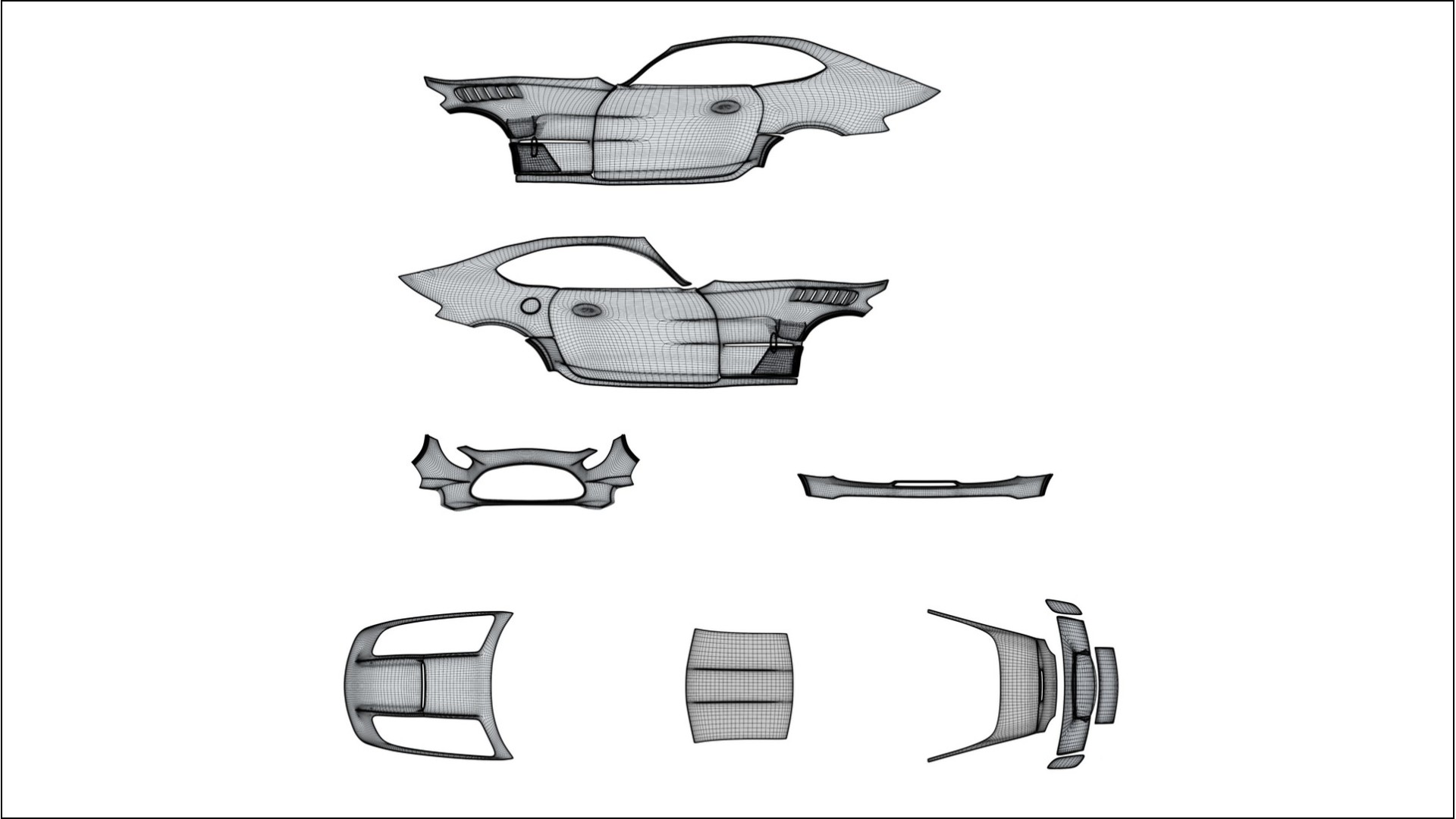 Mercedes AMG GT Black Series C192 Coupe TPU Paint Protection Film | DUSTY Color Change PPF Full Pre-Cut Kit 2