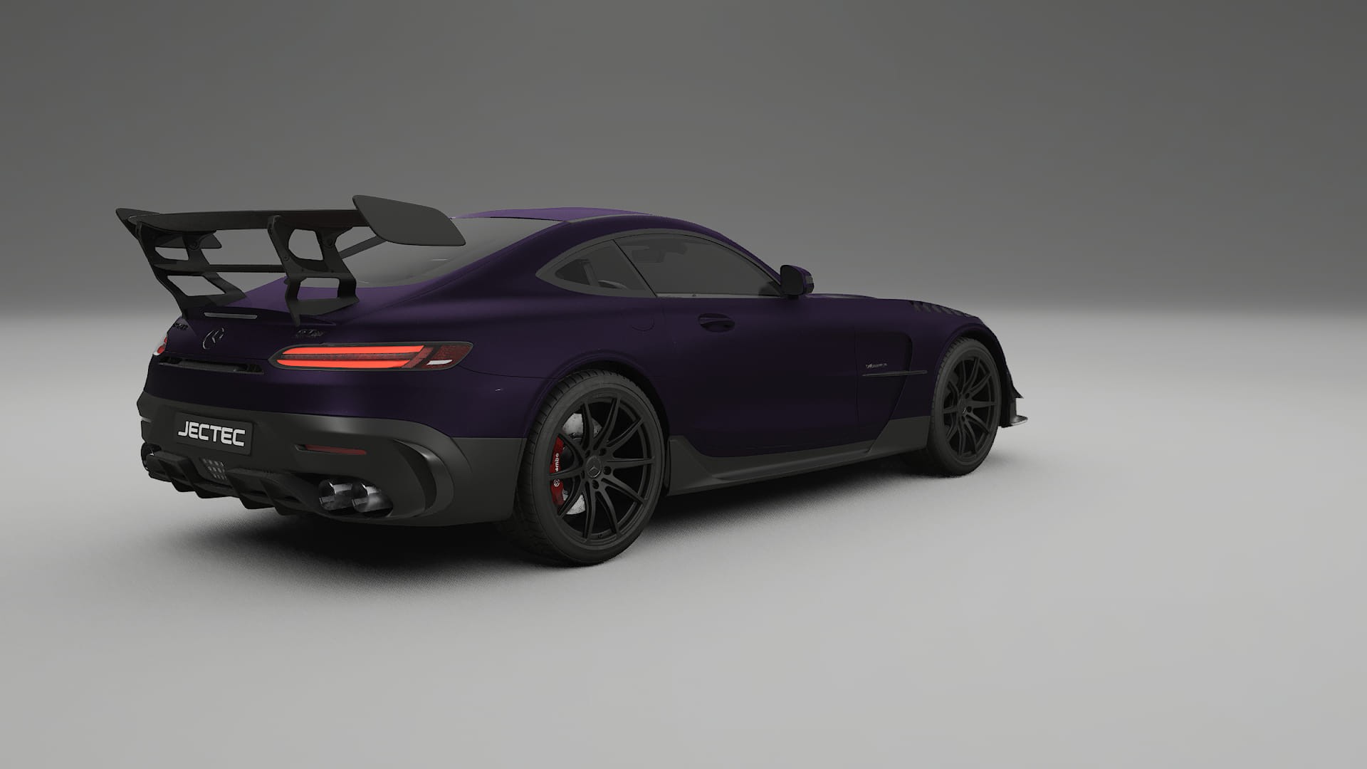 Mercedes AMG GT Black Series C192 Coupe TPU Paint Protection Film | VIOLET Color Change PPF Full Pre-Cut Kit
