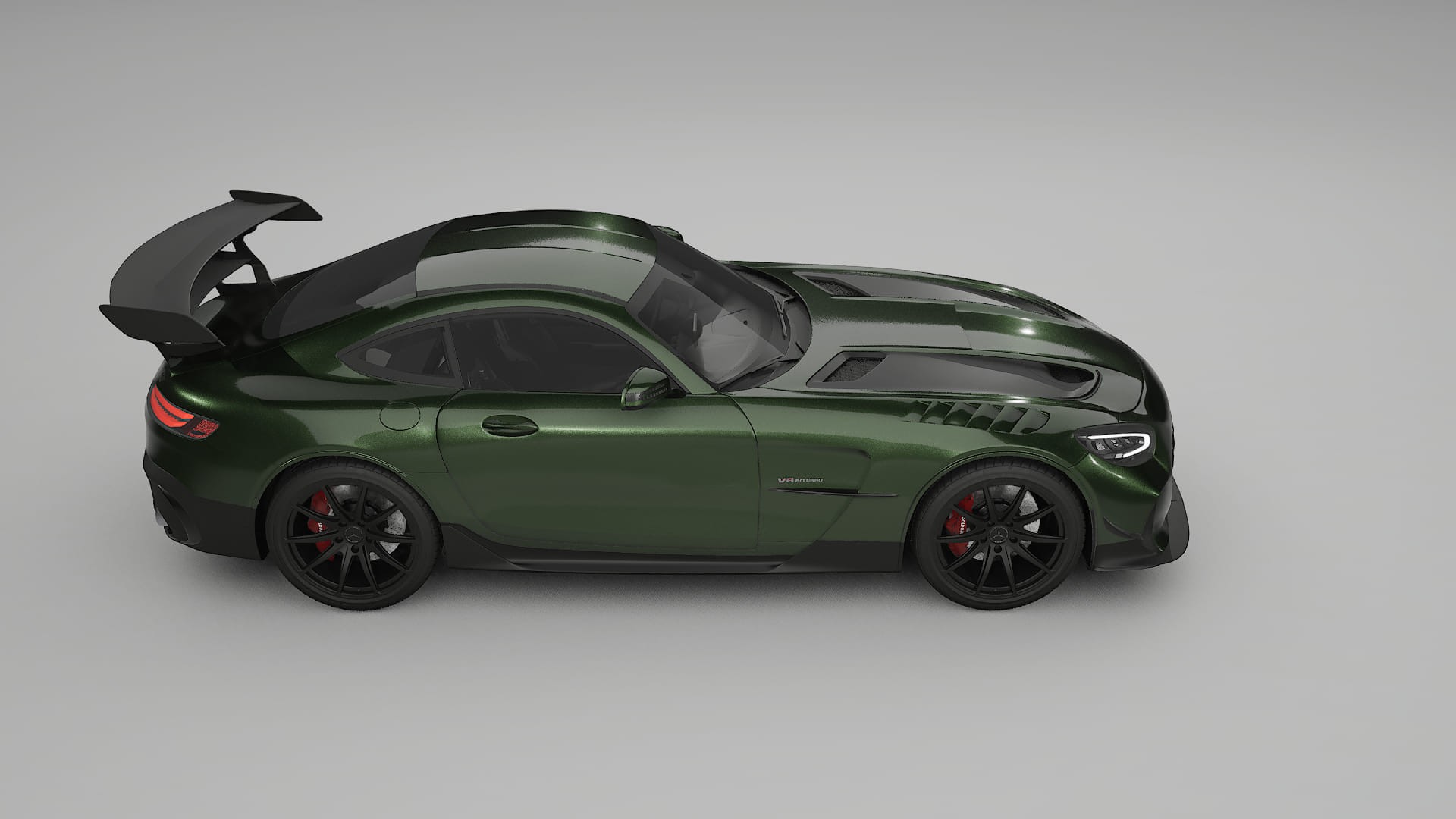 Mercedes AMG GT Black Series C192 Coupe TPU Paint Protection Film | LAGOON Color Change PPF Full Pre-Cut Kit