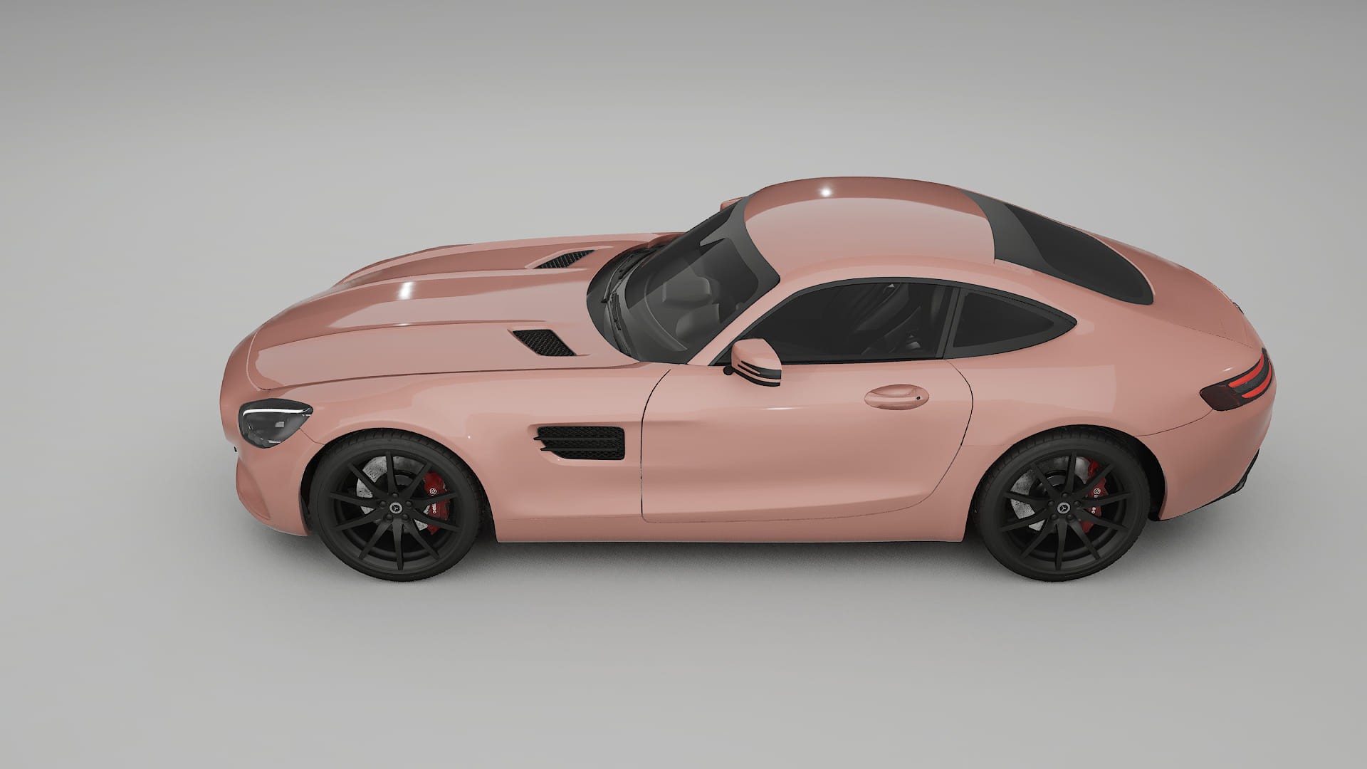 Mercedes AMG GT C190 Coupe TPU Paint Protection Film | BLUSH Color Change PPF Full Pre-Cut Kit
