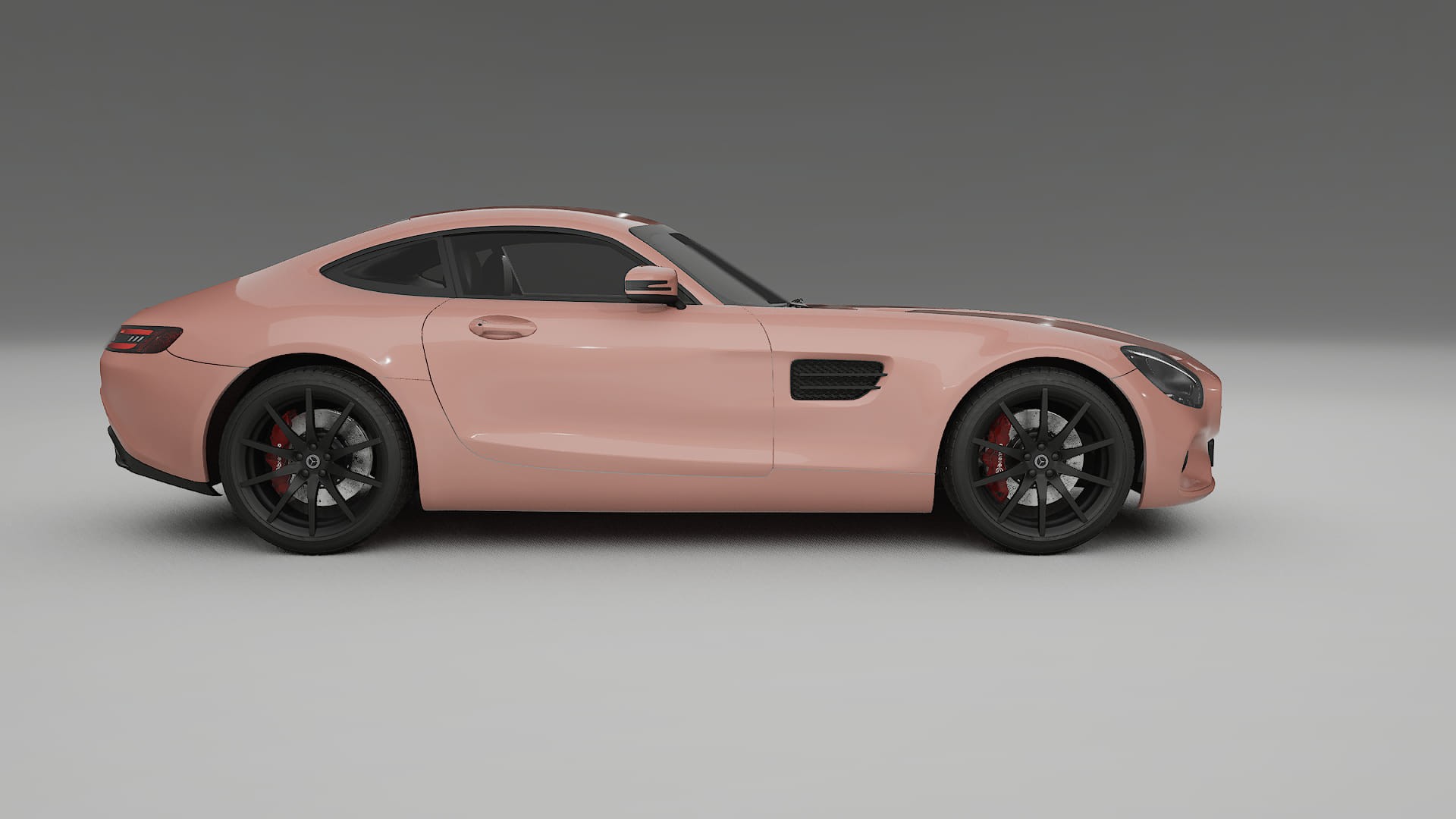 Mercedes AMG GT C190 Coupe TPU Paint Protection Film | BLUSH Color Change PPF Full Pre-Cut Kit