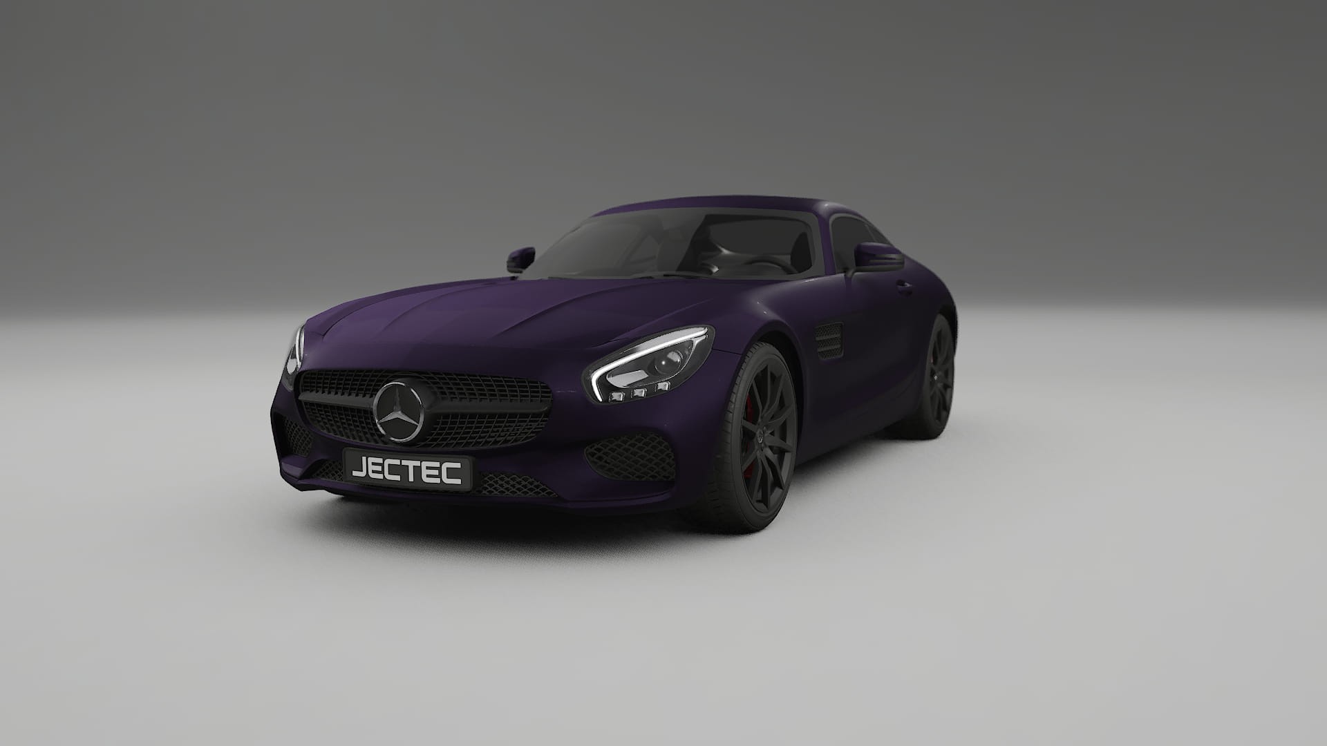 Mercedes AMG GT C190 Coupe TPU Paint Protection Film | VIOLET Color Change PPF Full Pre-Cut Kit