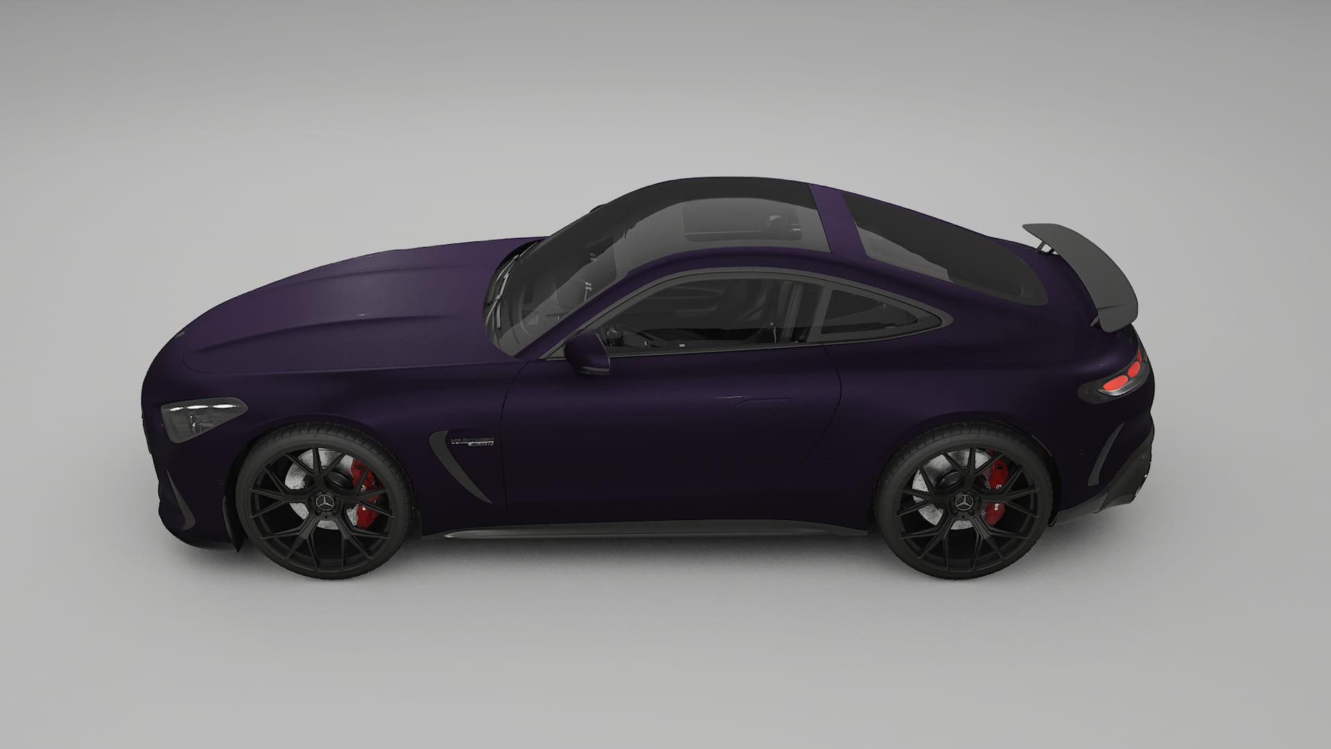 Mercedes AMG GT Coupe C192 TPU Paint Protection Film | VIOLET Color Change PPF Full Pre-Cut Kit