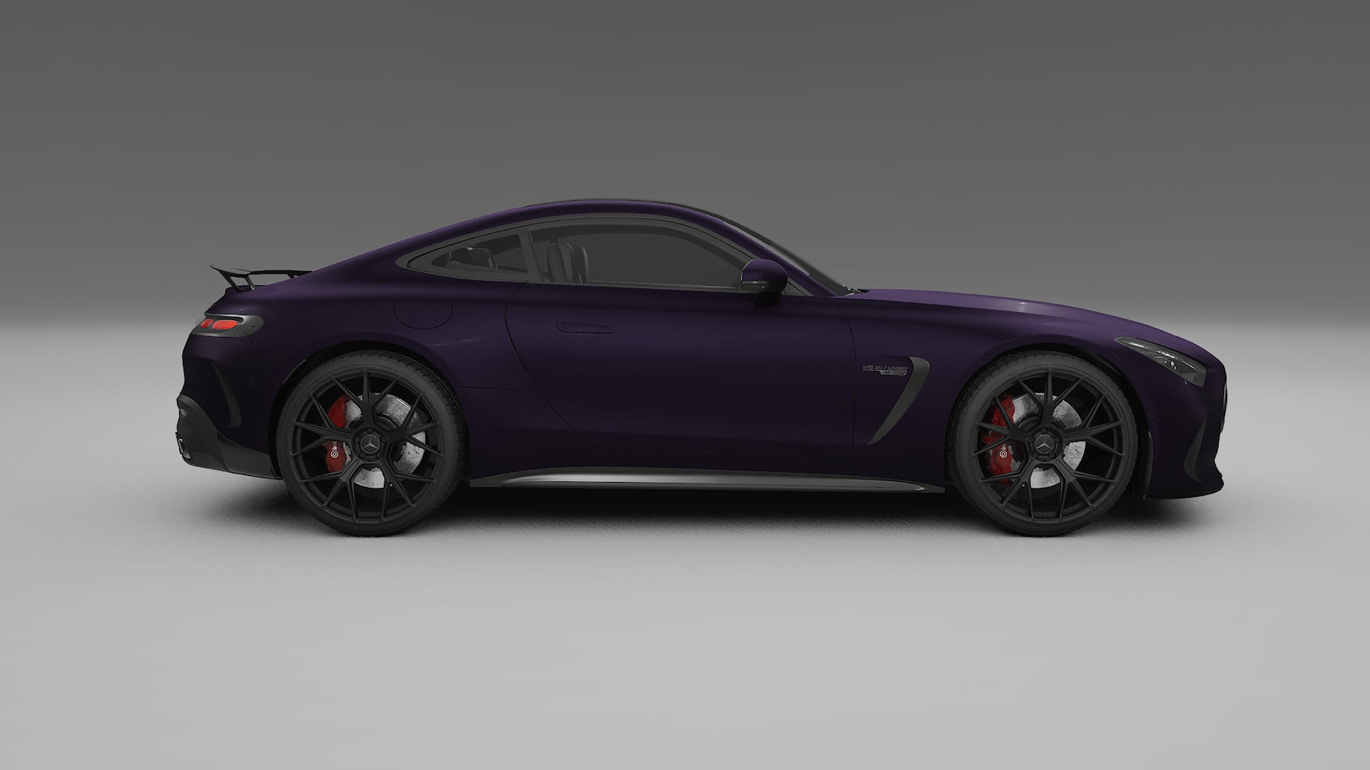 Mercedes AMG GT Coupe C192 TPU Paint Protection Film | VIOLET Color Change PPF Full Pre-Cut Kit