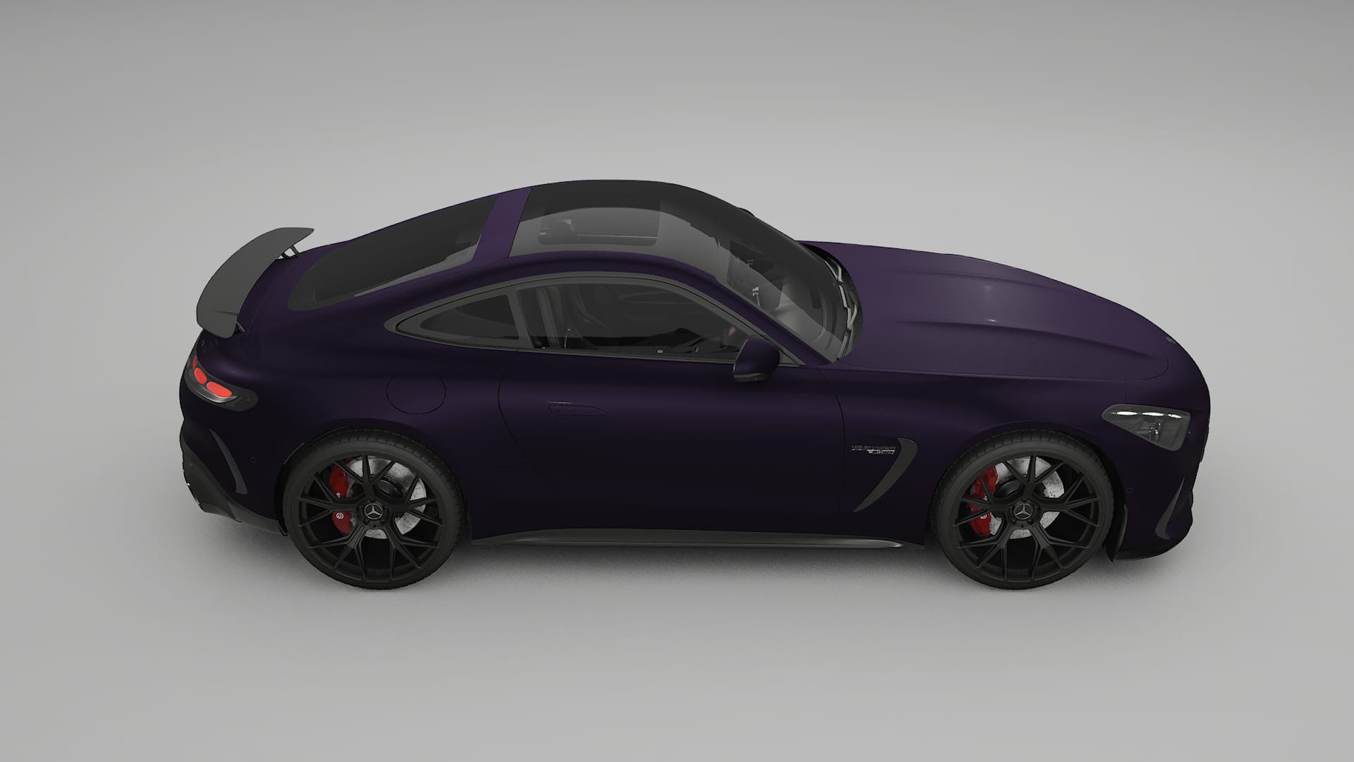 Mercedes AMG GT Coupe C192 TPU Paint Protection Film | VIOLET Color Change PPF Full Pre-Cut Kit