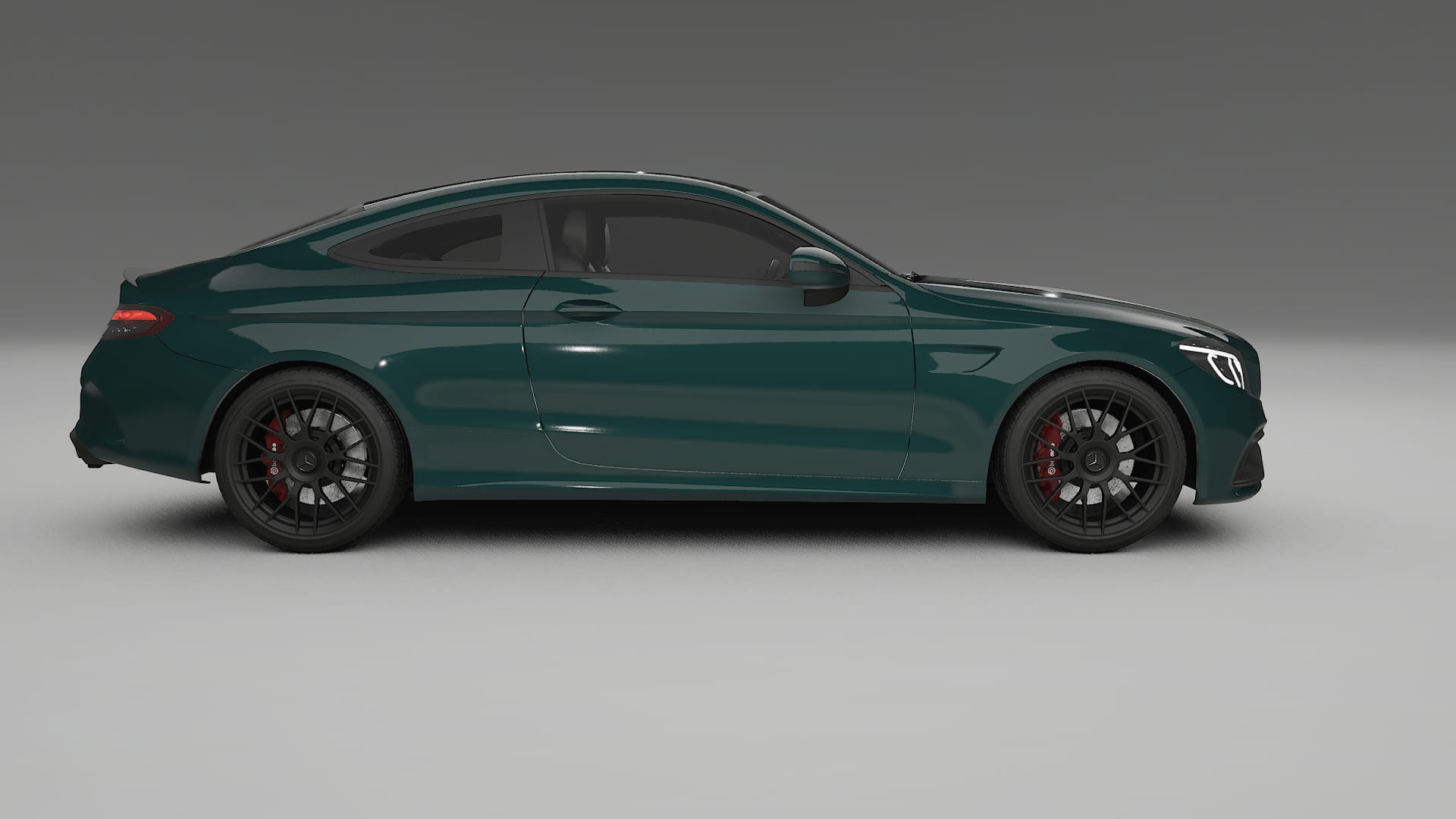 Mercedes C63 AMG W205 Coupe TPU Paint Protection Film | INFERNO Color Change PPF Full Pre-Cut Kit