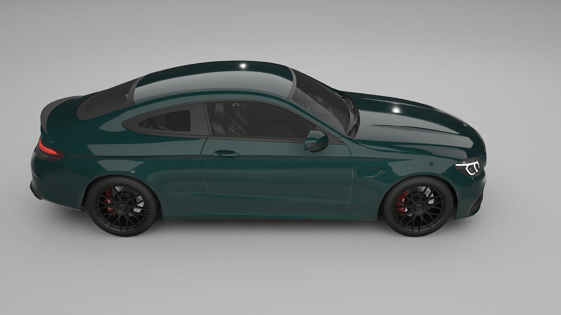 Mercedes C63 AMG W205 Coupe TPU Paint Protection Film | INFERNO Color Change PPF Full Pre-Cut Kit