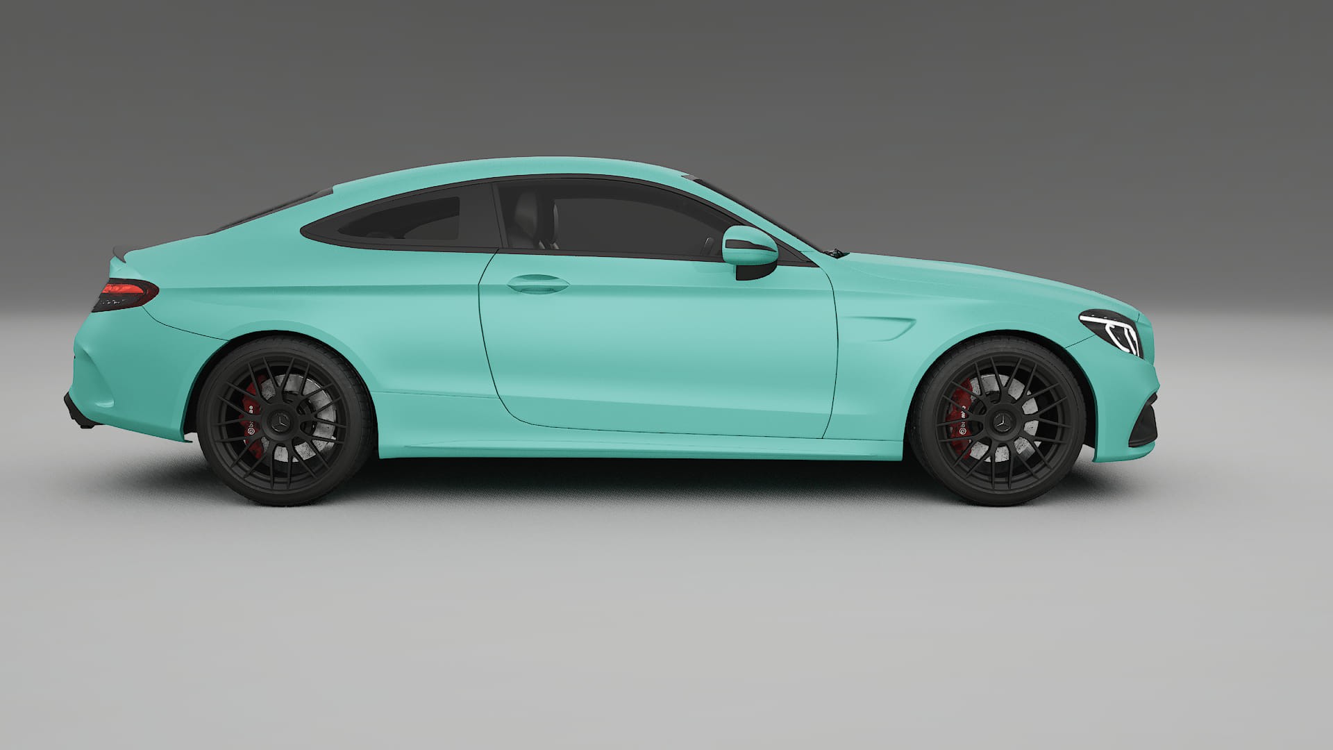 Mercedes C63 AMG W205 Coupe TPU Paint Protection Film | FROST Color Change PPF Full Pre-Cut Kit