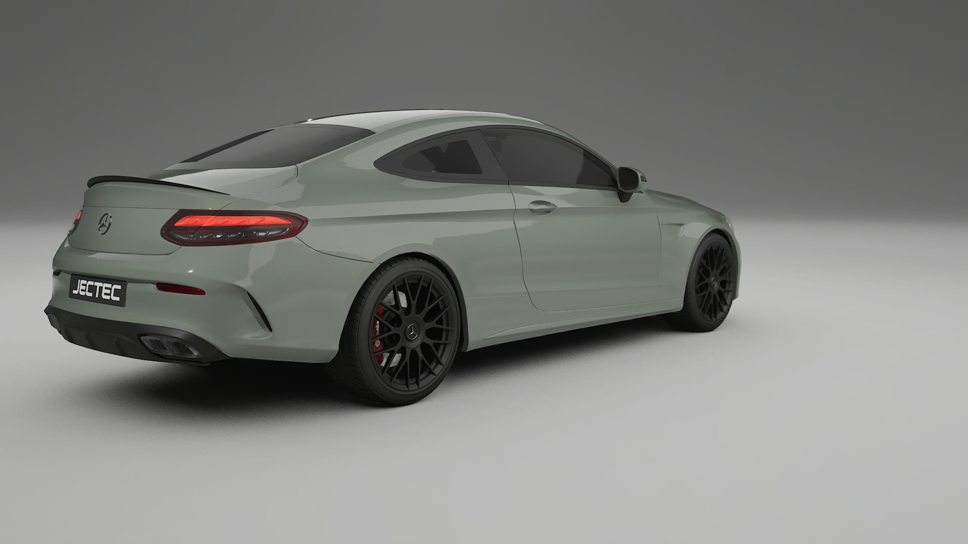 Mercedes C63 AMG W205 Coupe TPU Paint Protection Film | SLATE Color Change PPF Full Pre-Cut Kit