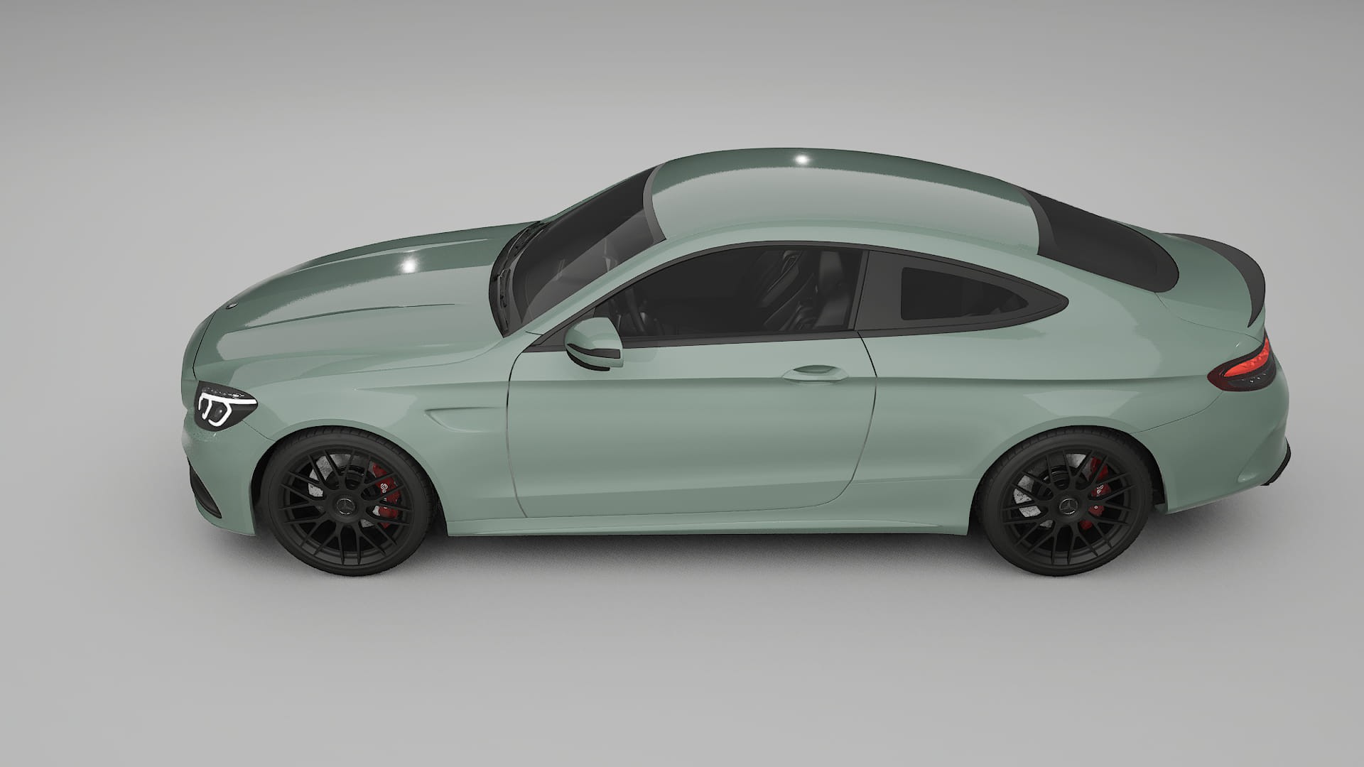 Mercedes C63 AMG W205 Coupe TPU Paint Protection Film | CINDER Color Change PPF Full Pre-Cut Kit