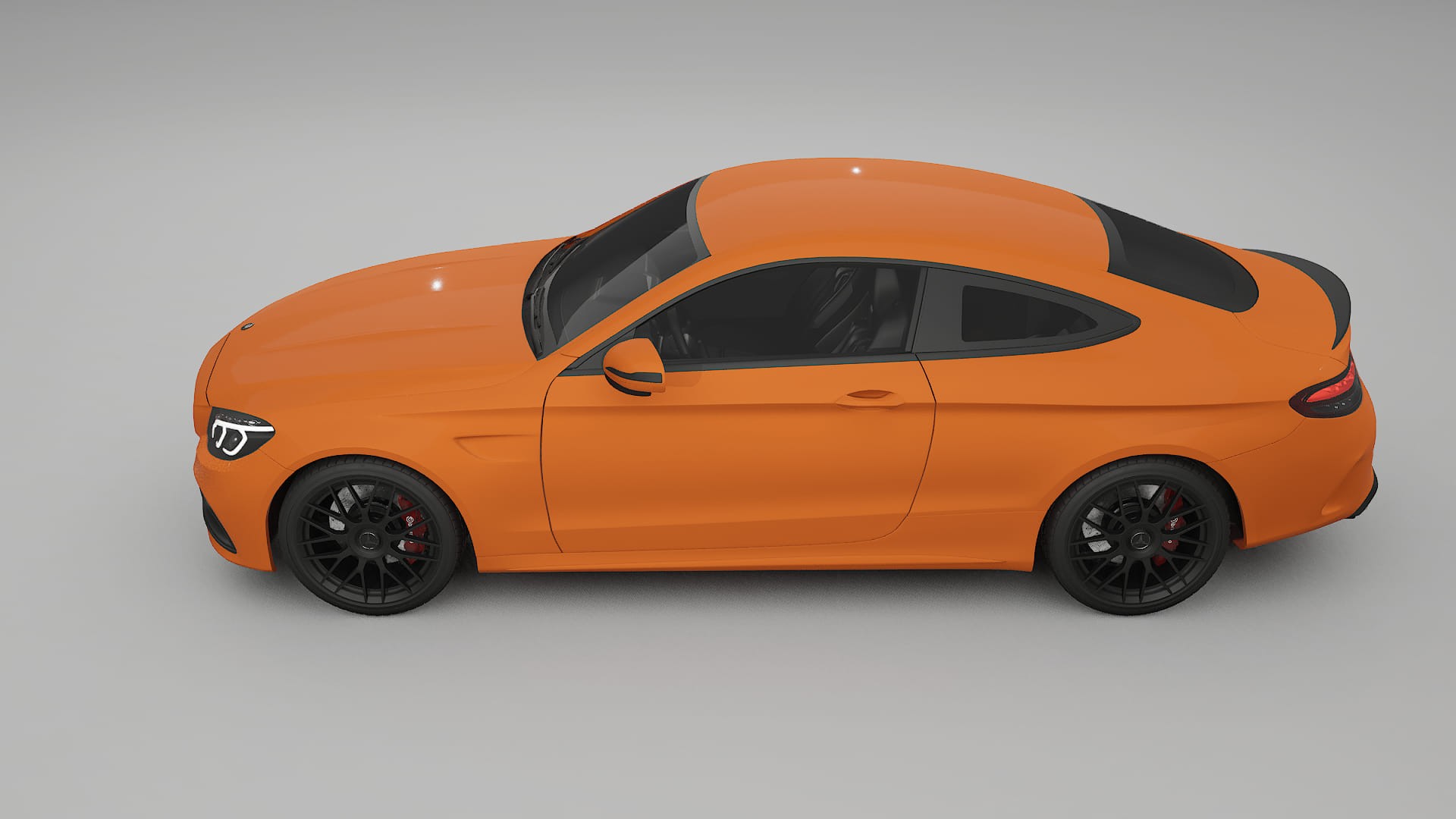 Mercedes C63 AMG W205 Coupe TPU Paint Protection Film | ROCKET Color Change PPF Full Pre-Cut Kit